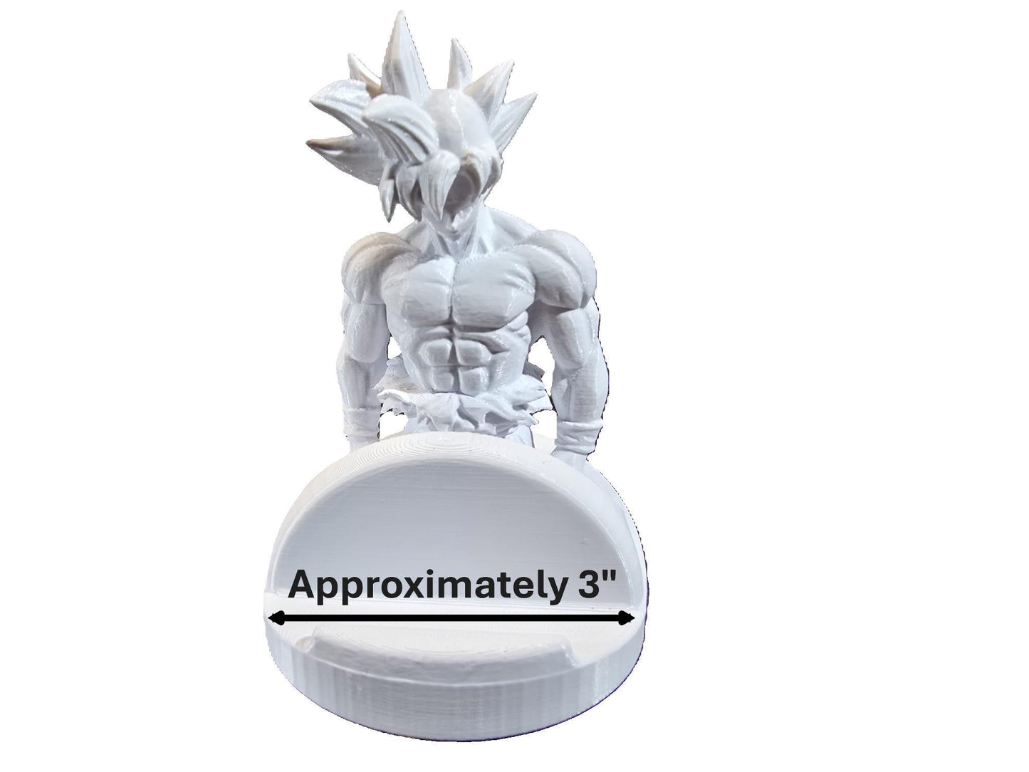 Dragonball Z Goku Phone Holder Stand Streamer Gamer Gear Office Desktop Decor Display Setup