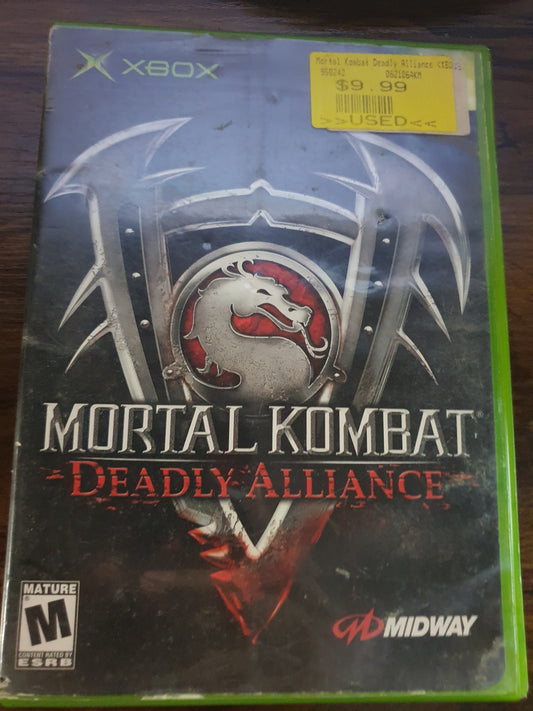 Mortal Kombat: Deadly Alliance (Xbox, 2003) Complete CIB Video Game Tested