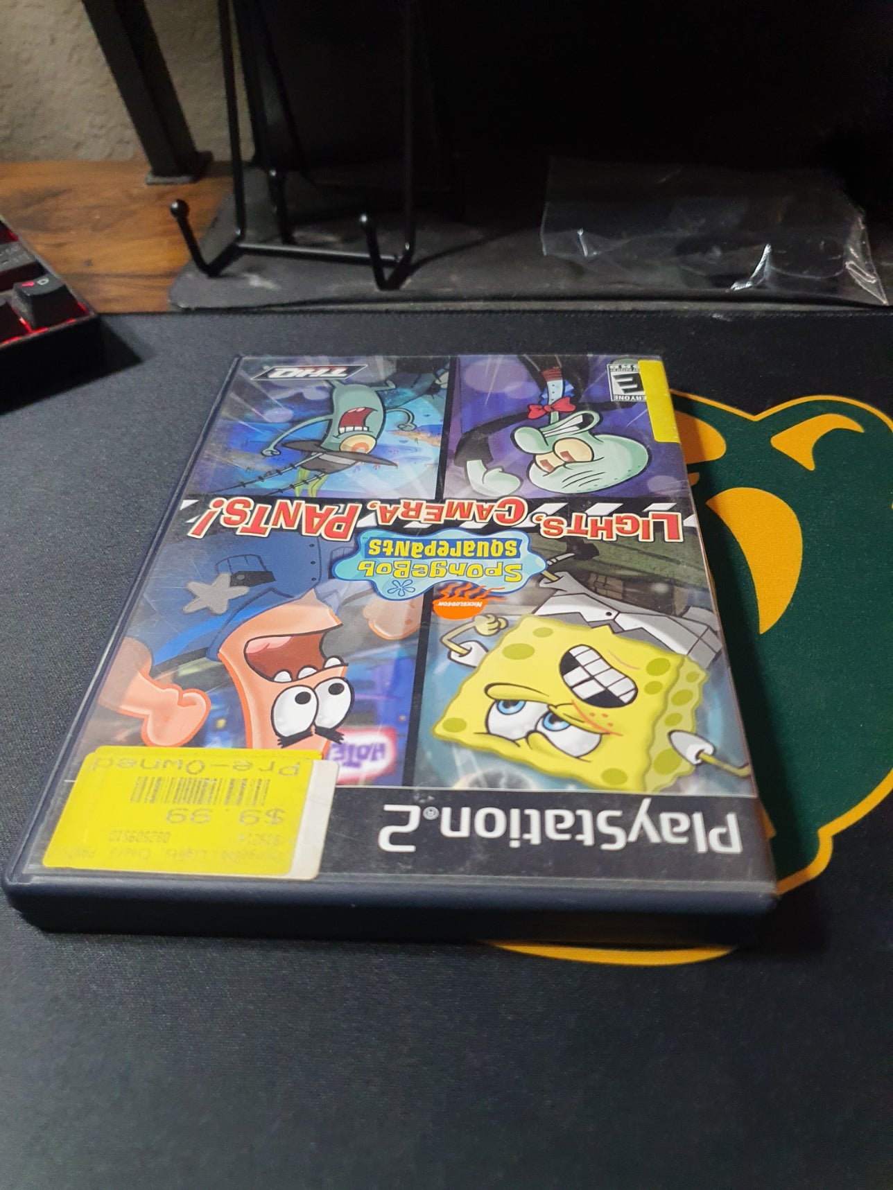 SpongeBob SquarePants Lights Camera Pants PlayStation 2 Complete CIB Very Good