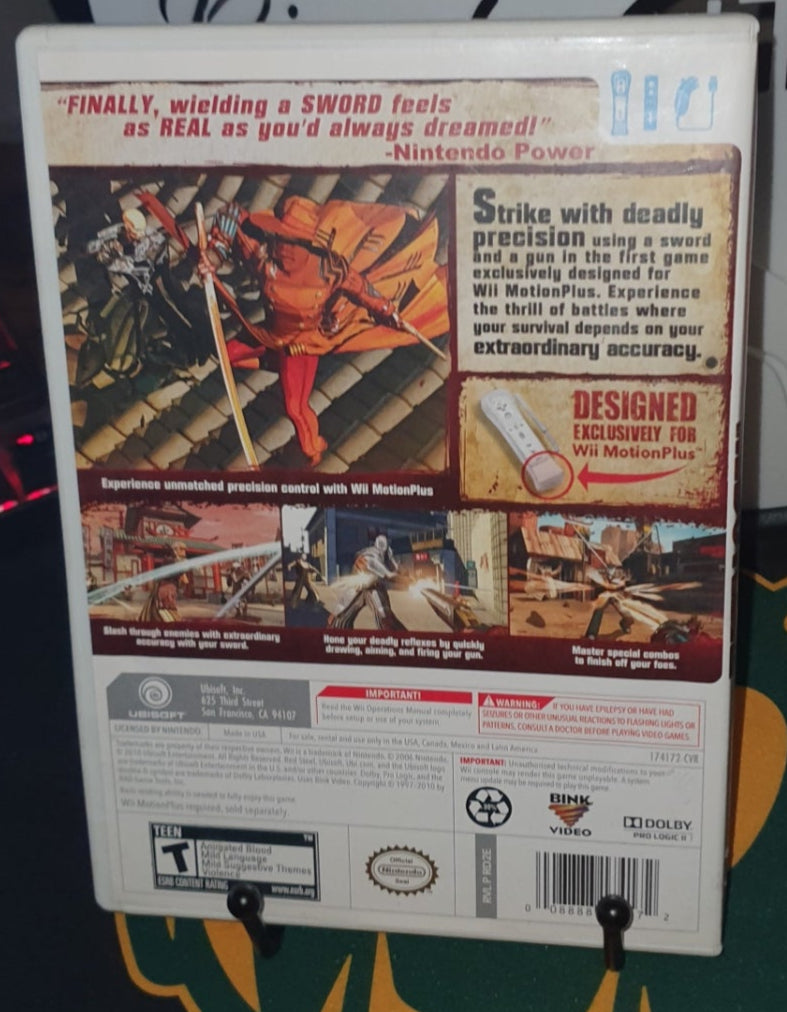 Red Steel 2 (Nintendo Wii, 2010) Complete CIB Videogame Disc Near Mint Free Ship