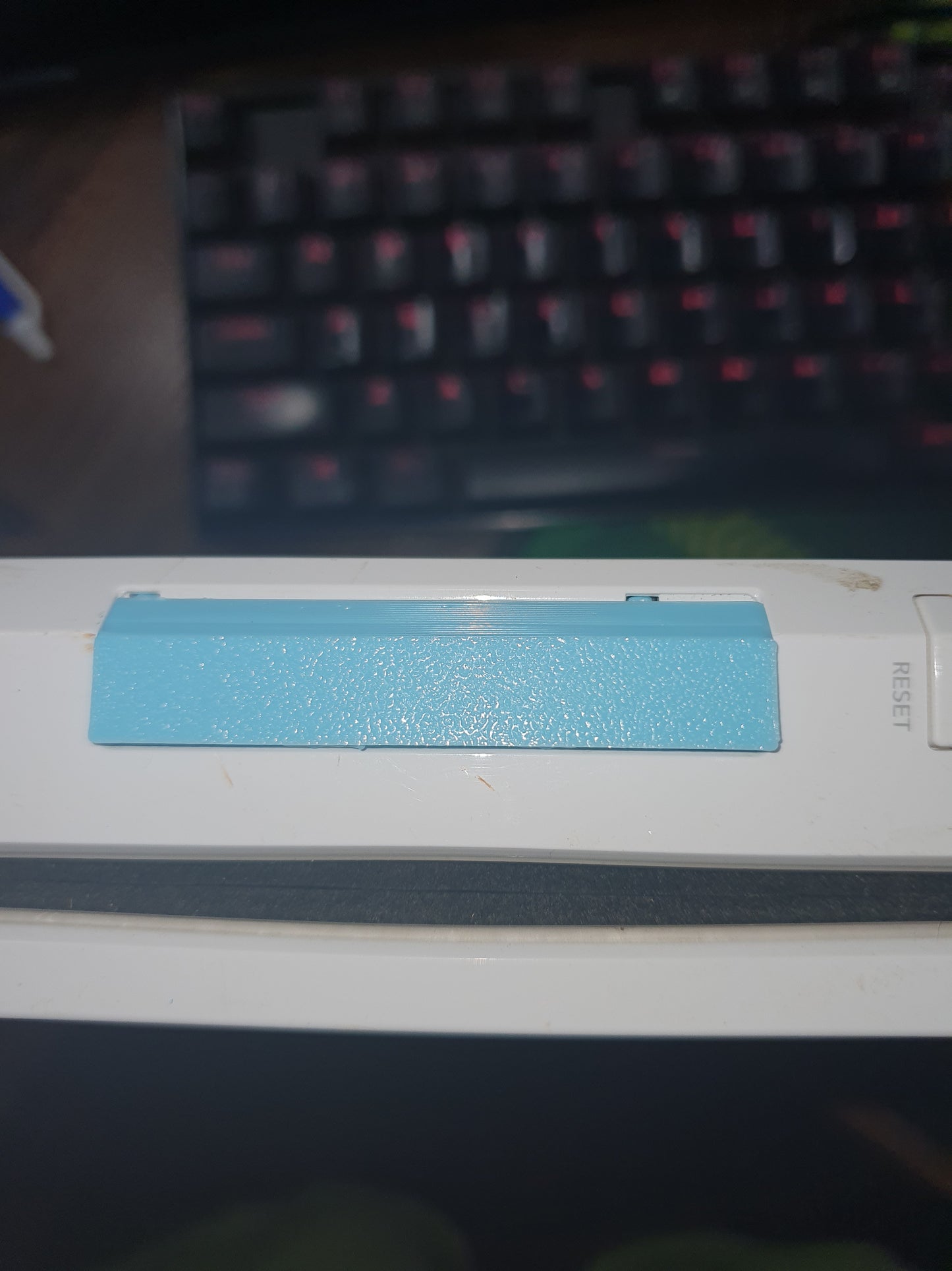 Nintendo Wii Replacement Part SD Memory Card Slot Cover For RVL-101 (White, Red, Blue, Black) 3D Printed Item