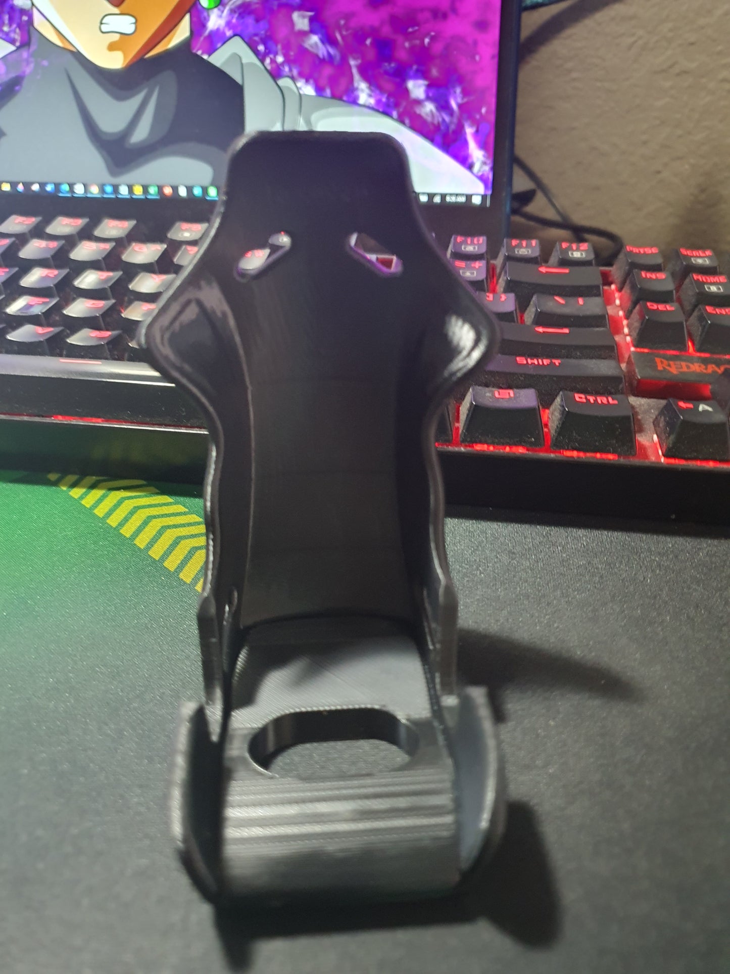 Business Card Holder Automotive Garage Gift Mechanic Desk Table Car For Workspaces Racing Car Seat 3D Printed Stand