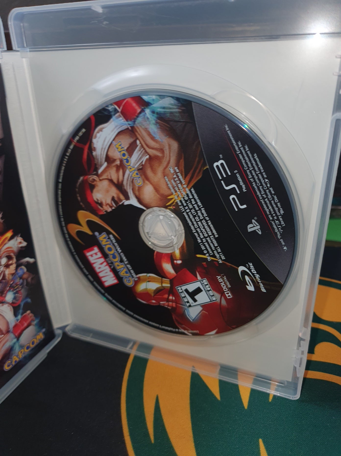 Marvel vs. Capcom 3 Fate of Two Worlds PlayStation 3 Complete Disc Good Tested