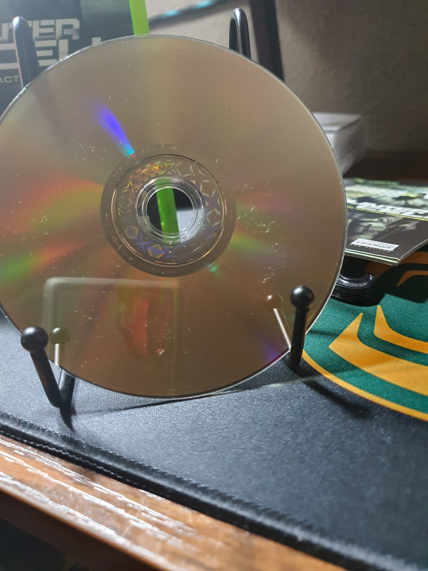 Tom Clancy's Splinter Cell Microsoft Xbox Registration Card Complete CIB Video Game Disc Near Mint