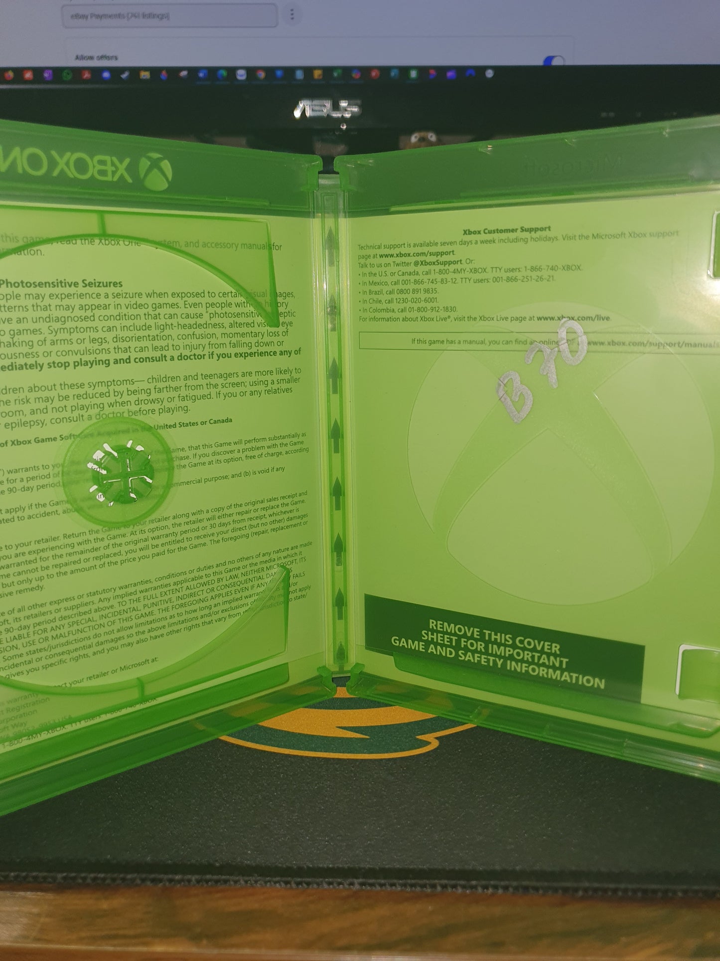 Gears Of War - Ultimate Edition (Microsoft Xbox One) Near Mint Free Shipping
