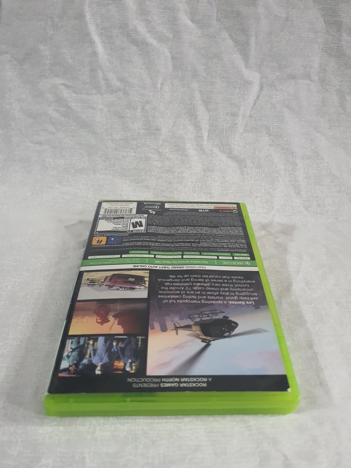 Grand Theft Auto 5 Xbox 360 NO GAME Disc Includes Case Map Manual Free Shipping Replacement Case