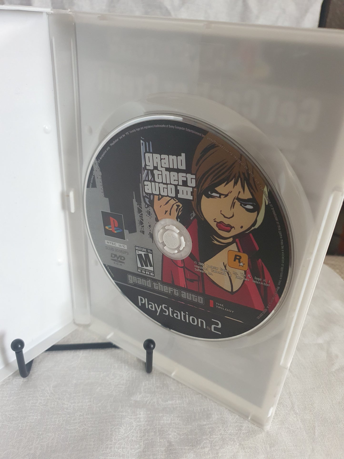 Grand Theft Auto 3 Trilogy Version (Sony PlayStation 2, 2006) Disc Only Good