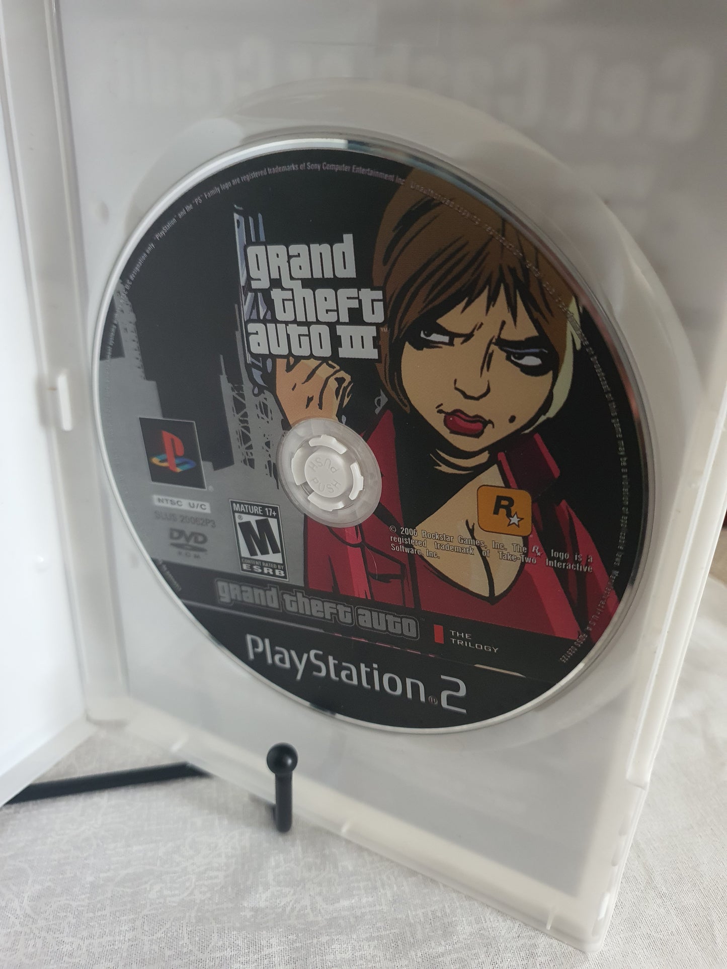 Grand Theft Auto 3 Trilogy Version (Sony PlayStation 2, 2006) Disc Only Good