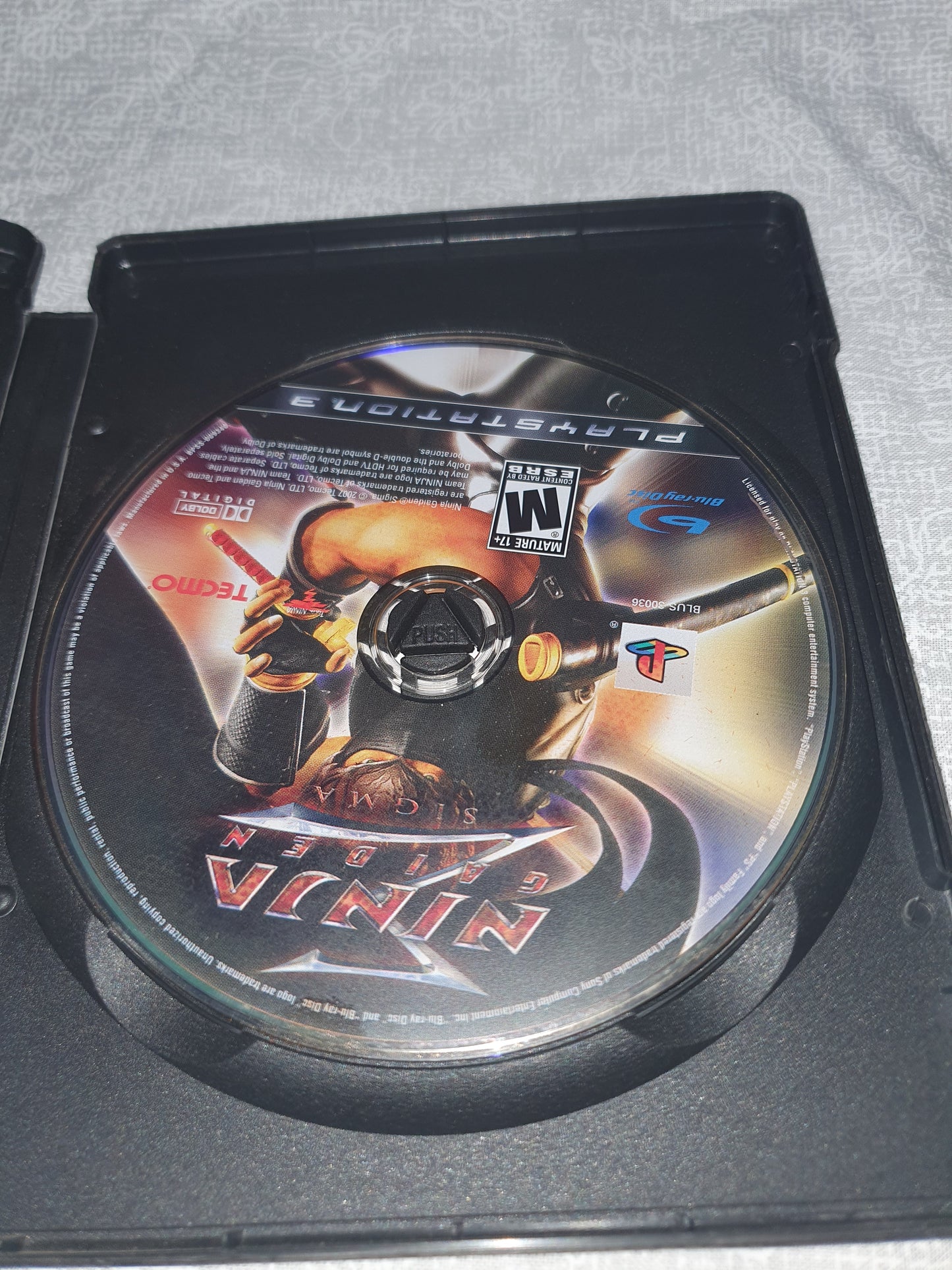 Ninja Gaiden Sigma (Sony PlayStation 3, 2007) Disc Only Very Good Tested