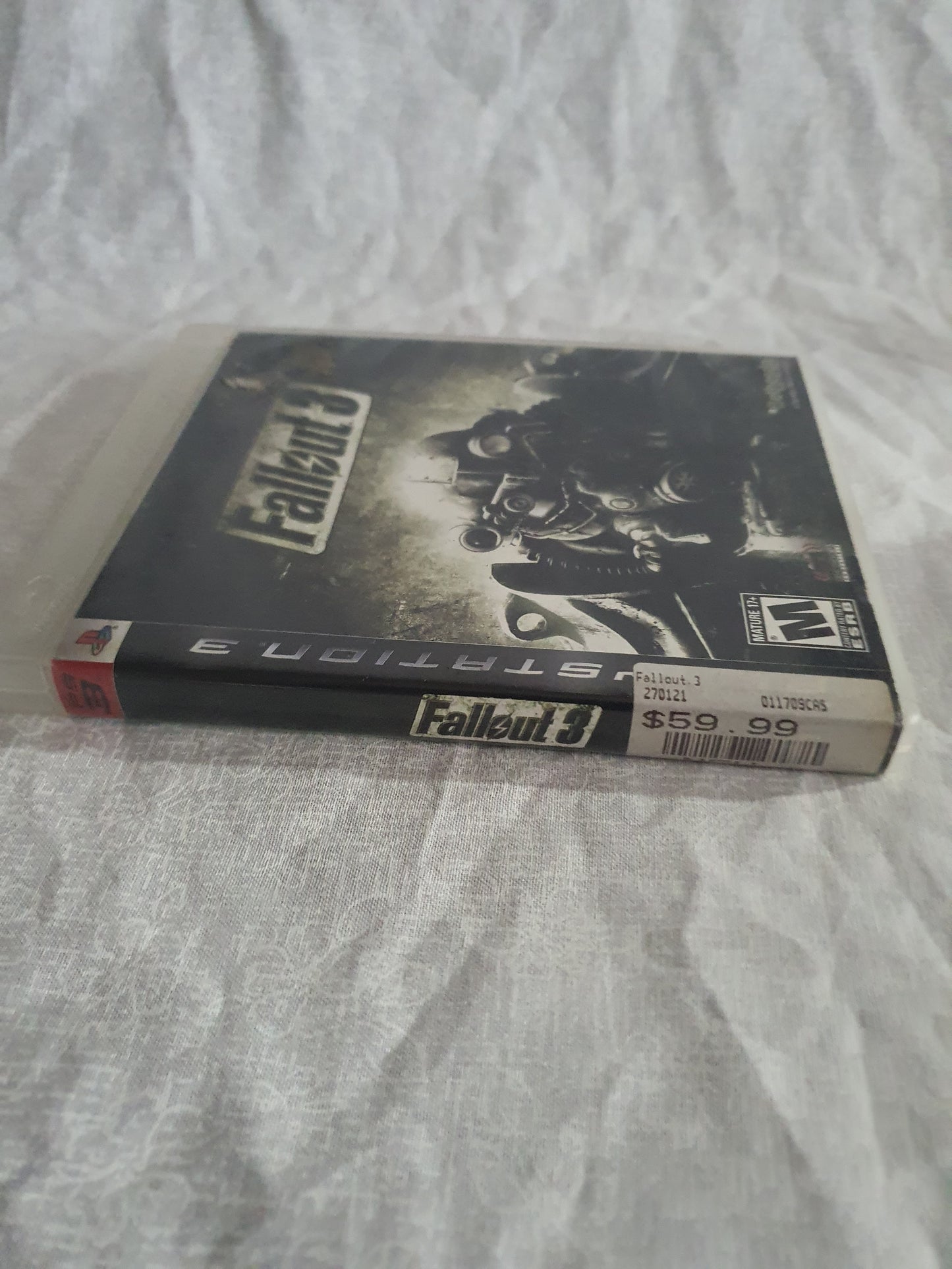 Fallout 3 (Sony PlayStation 3, 2008) Complete CIB Videogame Disc Very Good