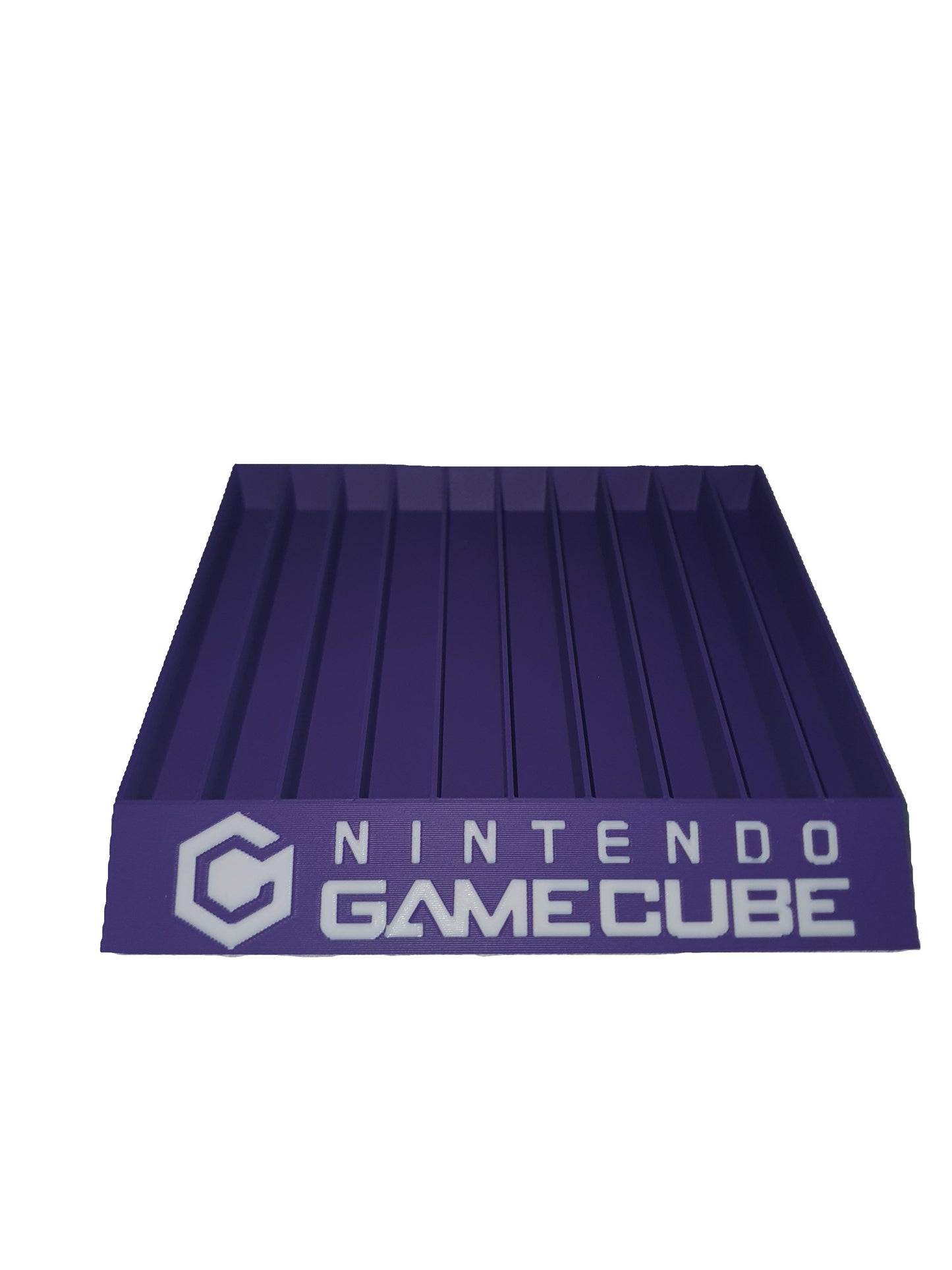 Nintendo Gamecube Holder Stores 10 DOL-101 Videogames Organization For Gameroom (Spice Orange, Charcoal Black, Indigo)
