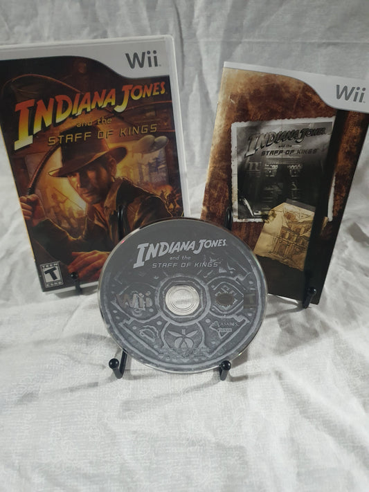 Indiana Jones and the Staff of Kings (Nintendo Wii, 2009) Complete Near Mint