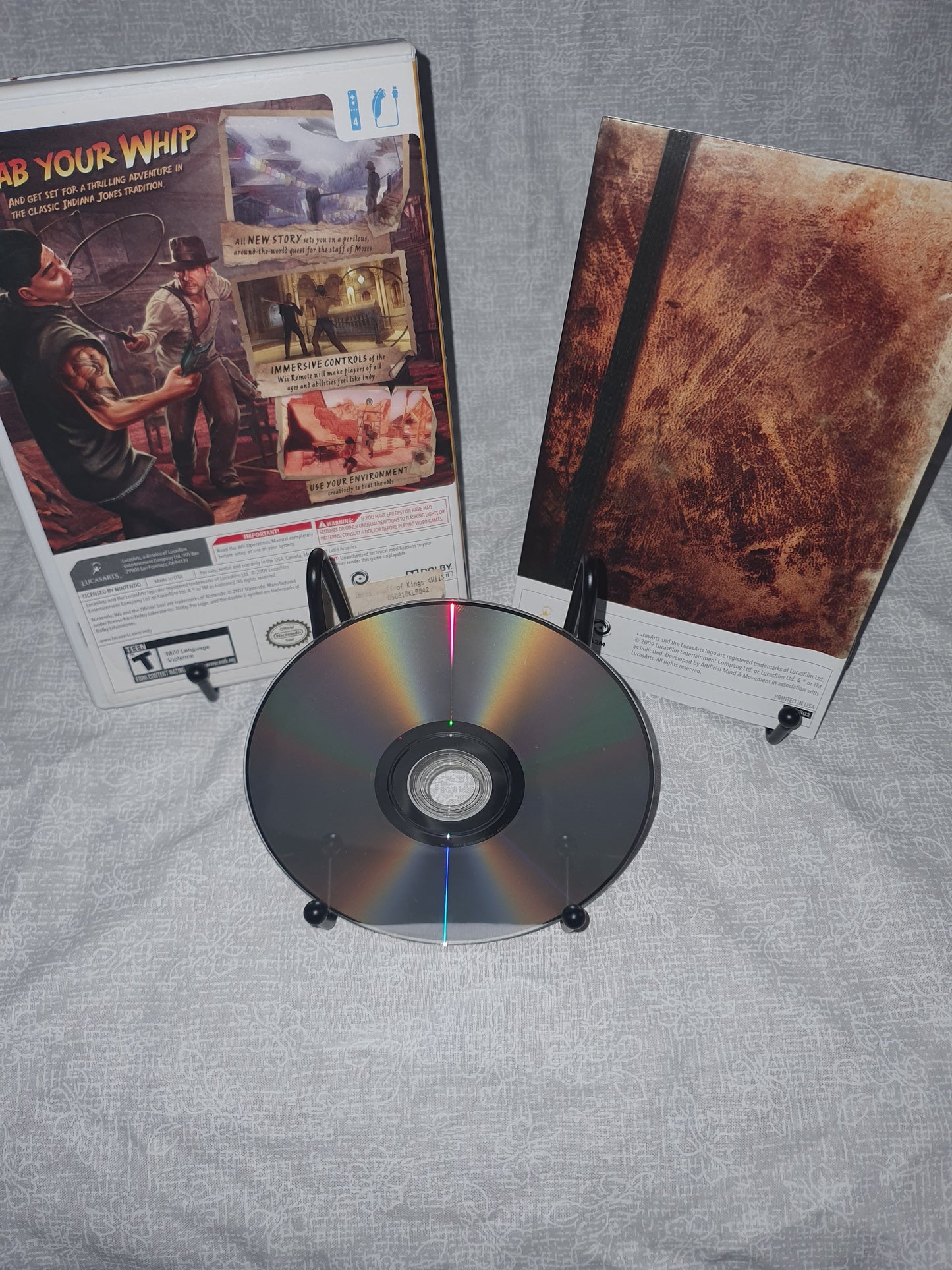 Indiana Jones and the Staff of Kings (Nintendo Wii, 2009) Complete Near Mint