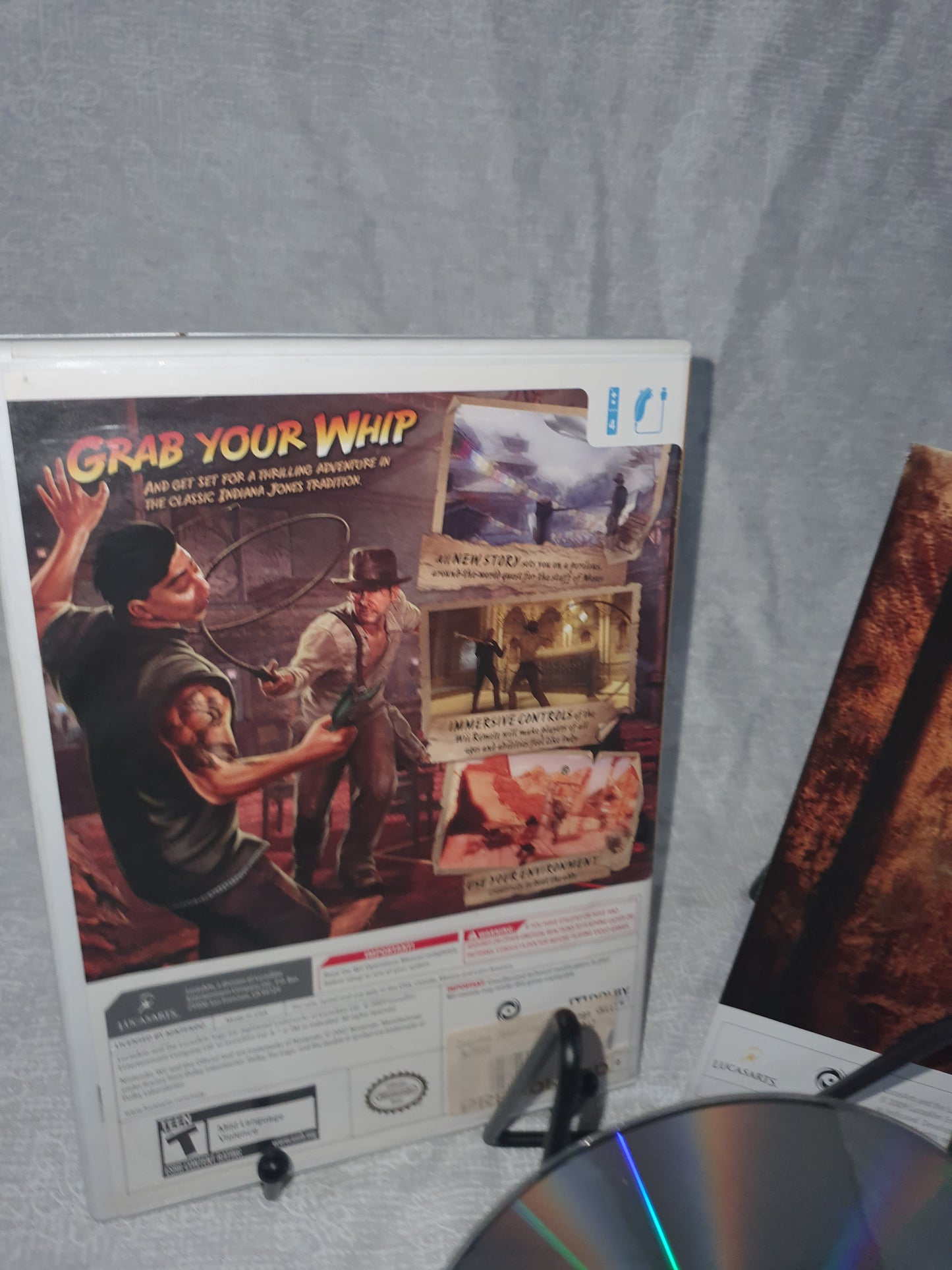 Indiana Jones and the Staff of Kings (Nintendo Wii, 2009) Complete Near Mint