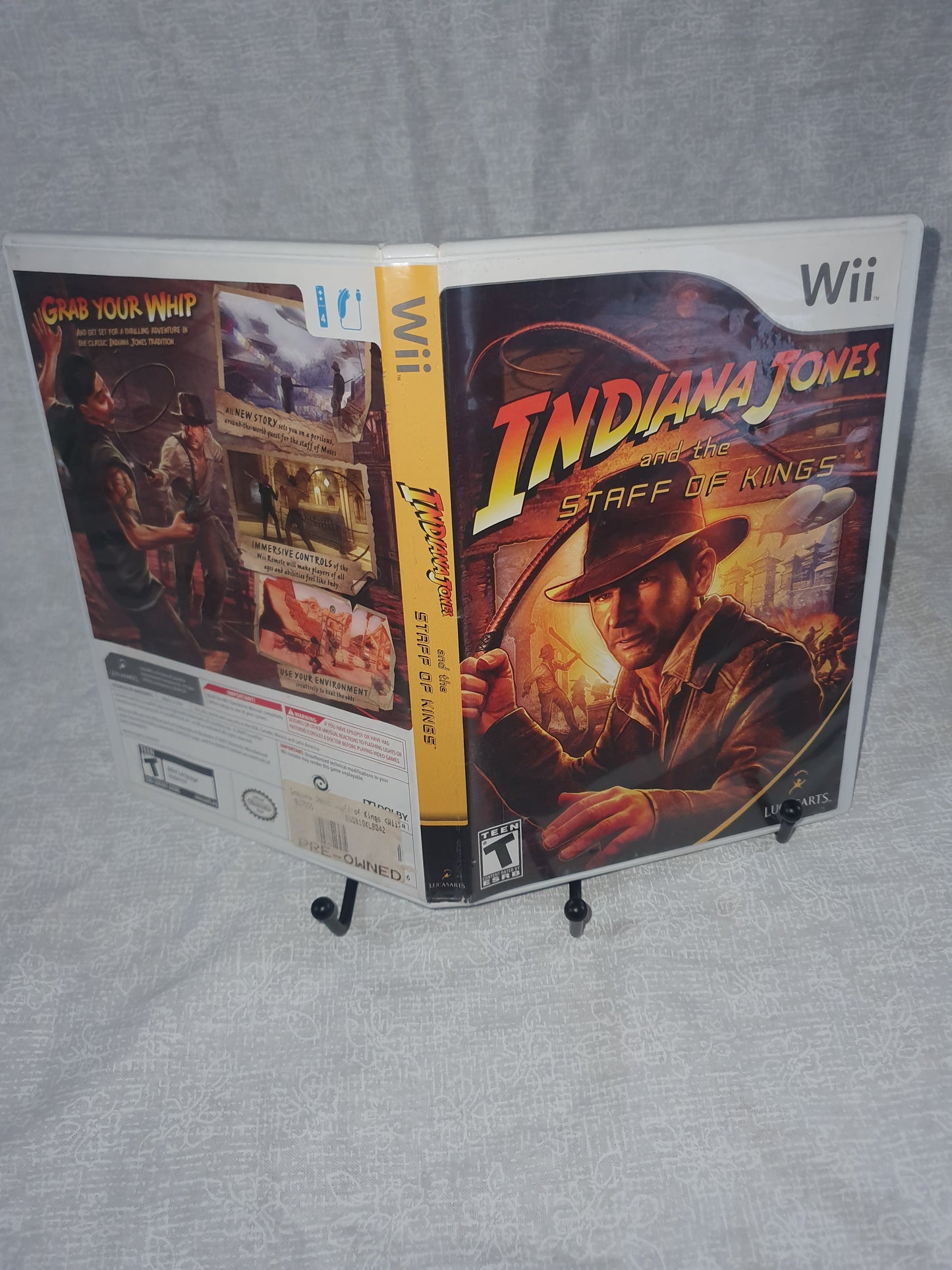 Indiana Jones and the Staff of Kings (Nintendo Wii, 2009) Complete Near Mint