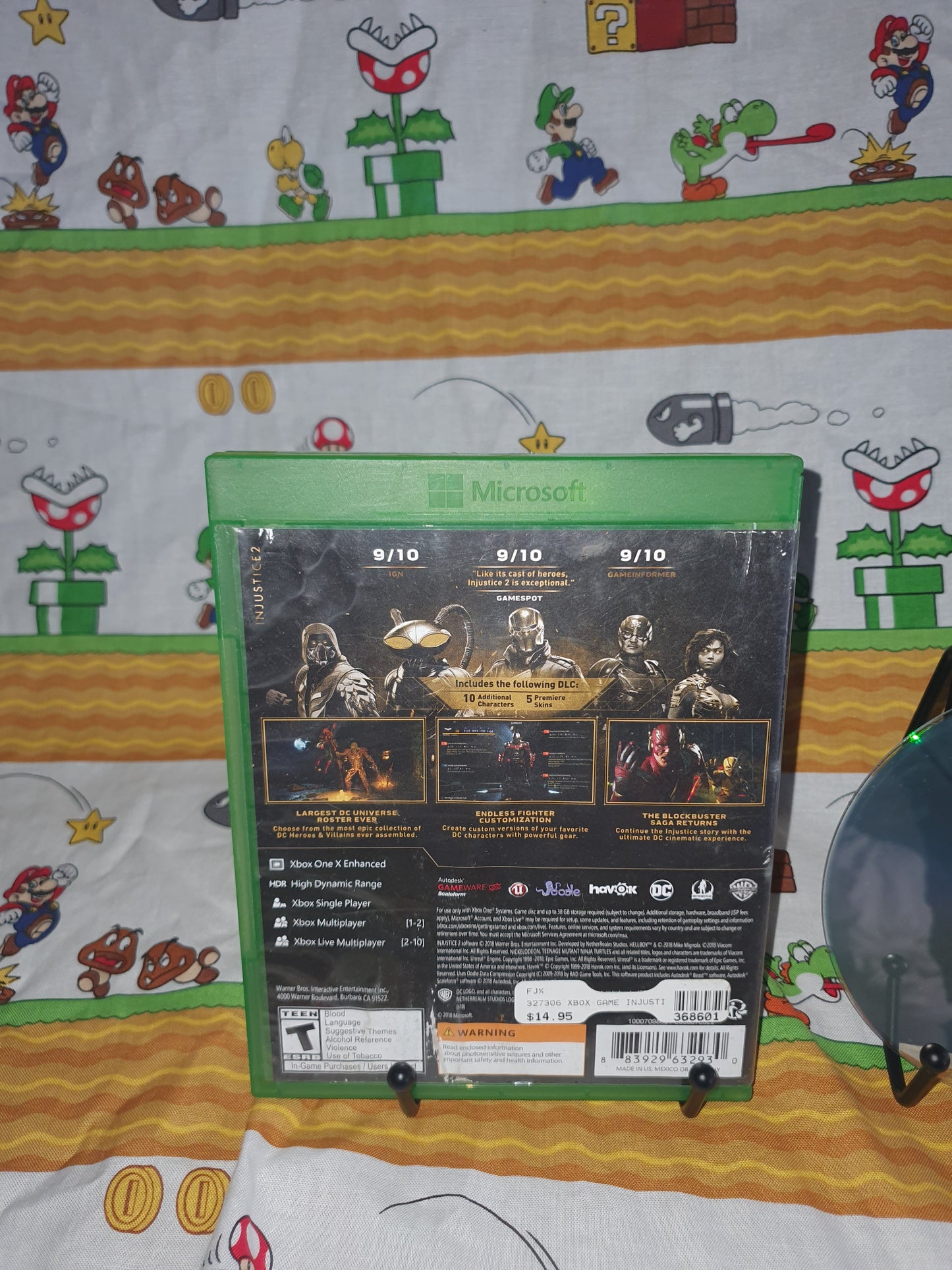 Injustice 2 Legendary Edition (Microsoft Xbox One, 2018) Complete Very Good Disc