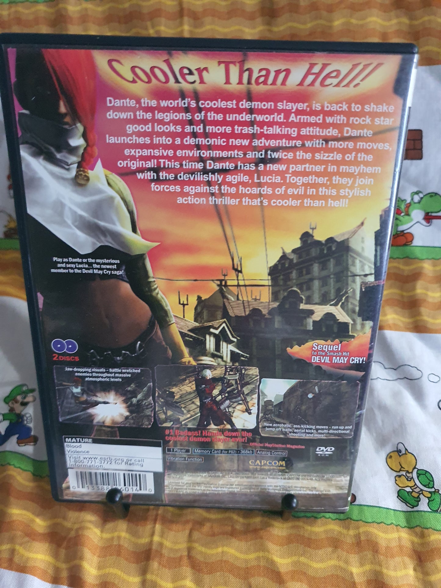 Devil May Cry 2 (Sony PlayStation 2, 2003) DMC Complete Discs Near Mint Clean