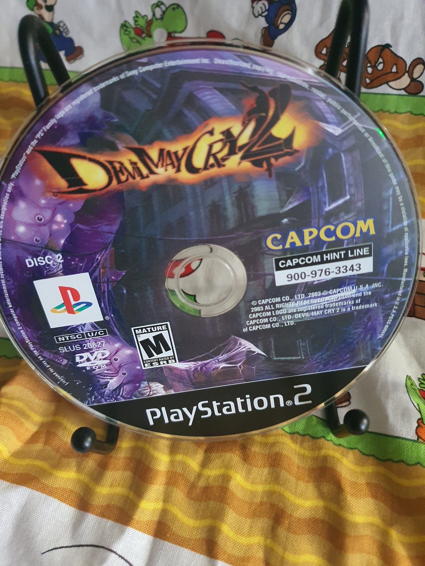 Devil May Cry 2 (Sony PlayStation 2, 2003) DMC Complete Discs Near Mint Clean