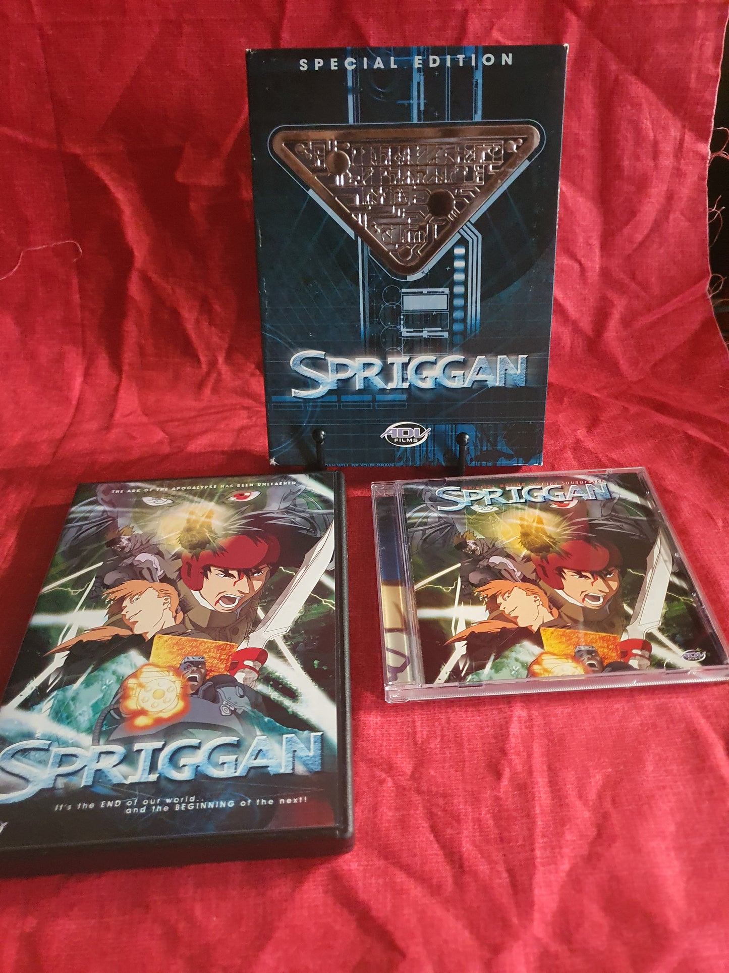 Spriggan (DVD + CD Soundtrack Set 2005, Special Edition) Anime Near Mint DSP/002