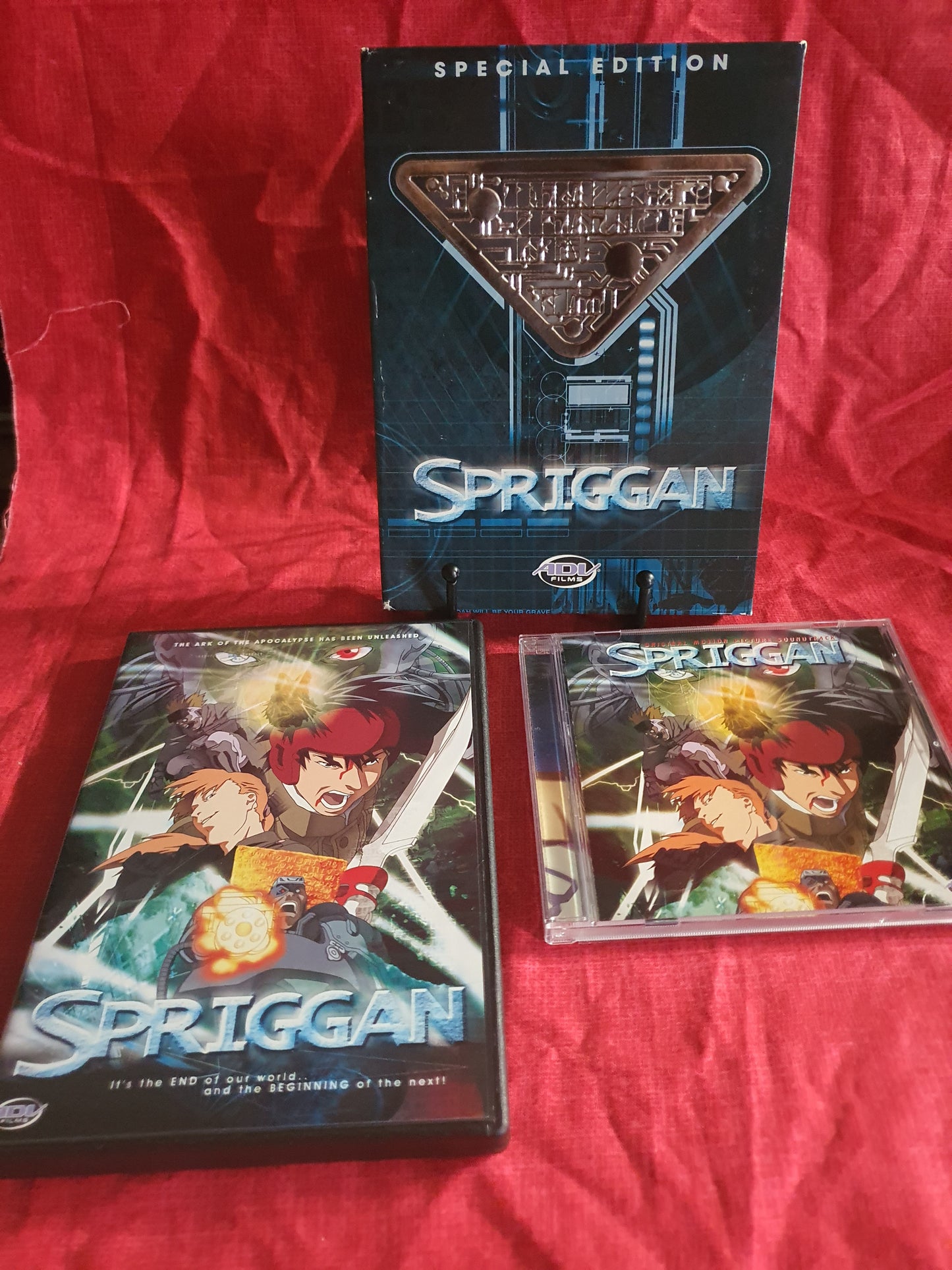 Spriggan (DVD + CD Soundtrack Set 2005, Special Edition) Anime Near Mint DSP/002