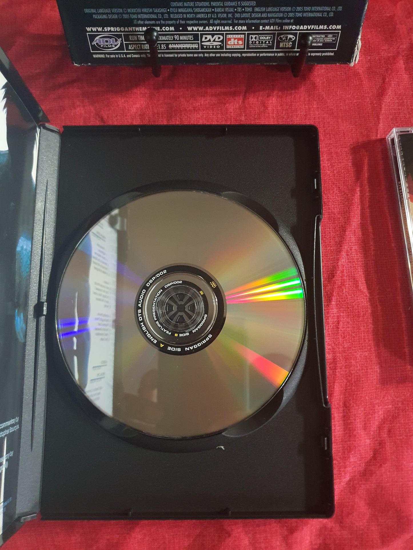 Spriggan (DVD + CD Soundtrack Set 2005, Special Edition) Anime Near Mint DSP/002