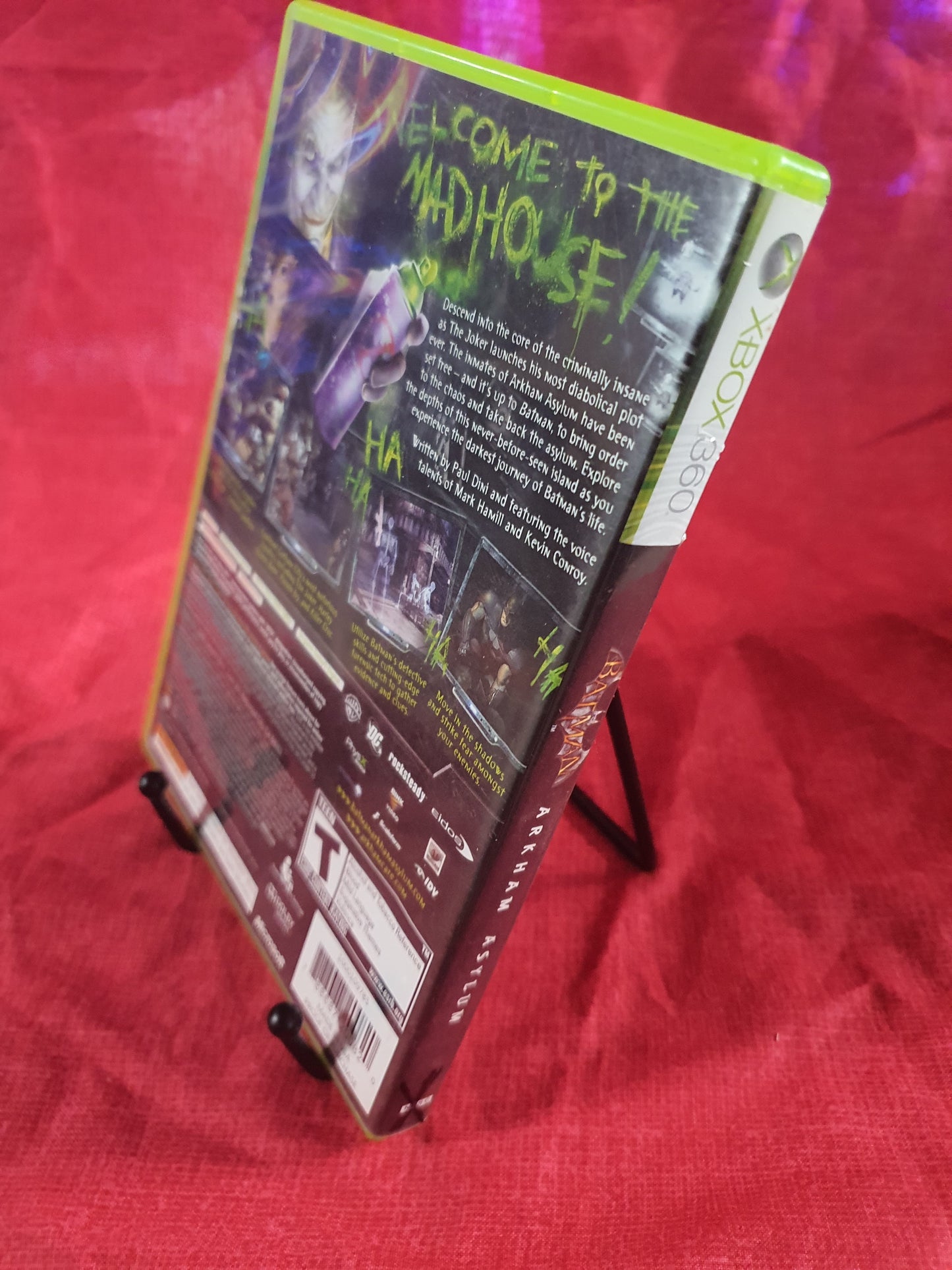 Batman Arkham Asylum - Gamestop Edition (Microsoft XBOX 360, 2009) Complete CIB