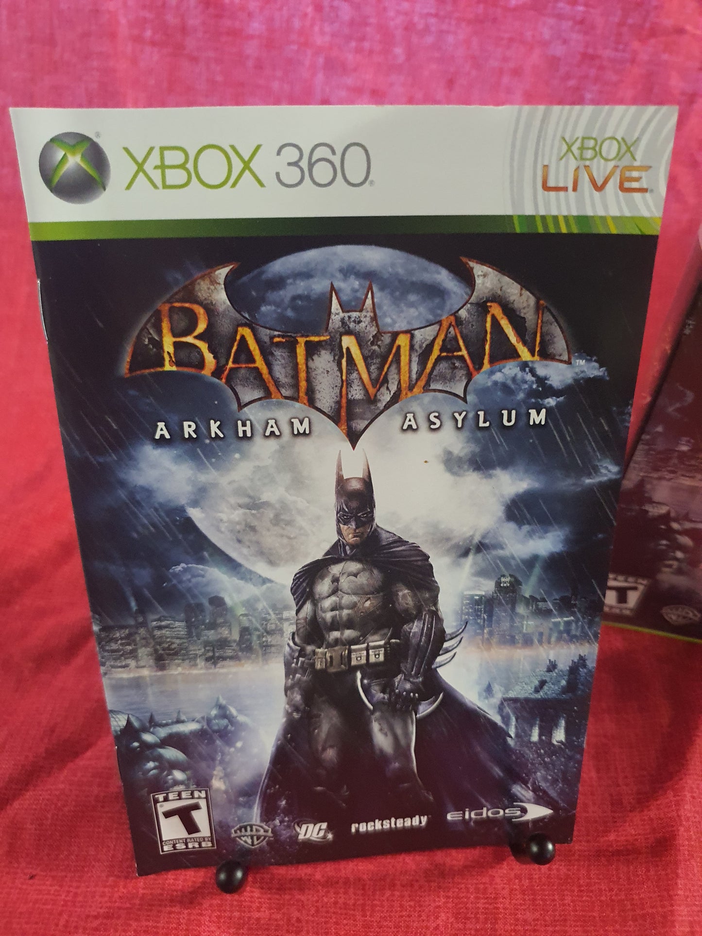 Batman Arkham Asylum - Gamestop Edition (Microsoft XBOX 360, 2009) Complete CIB
