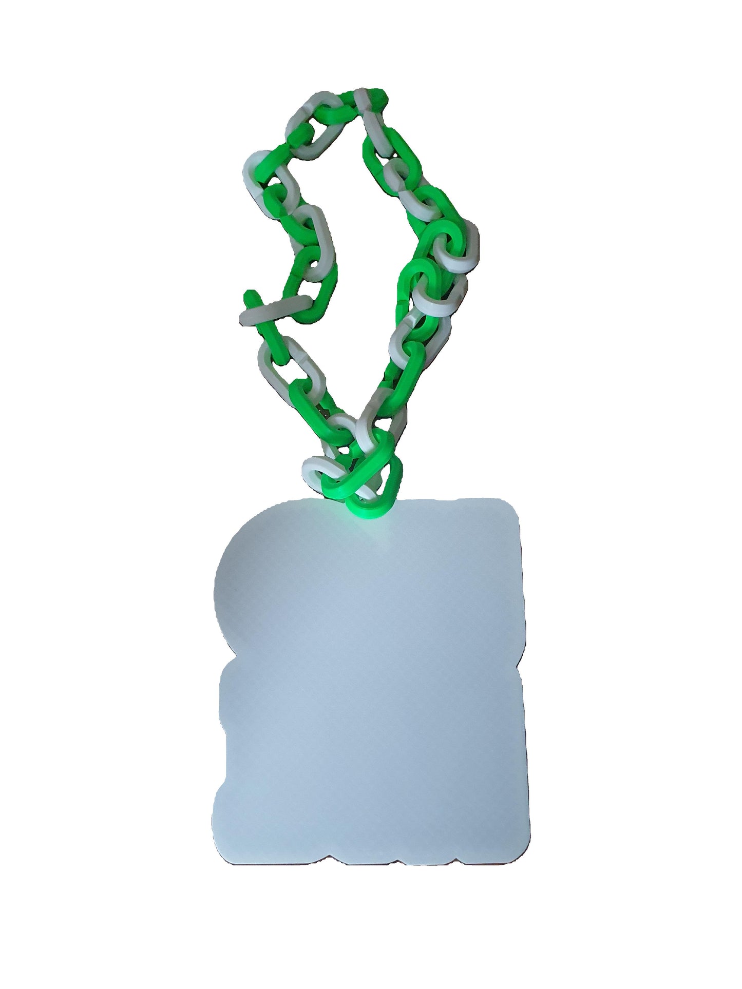 John Cena You Can't See Me Oversized Pendant Chain Necklace 15" WWE Customizable