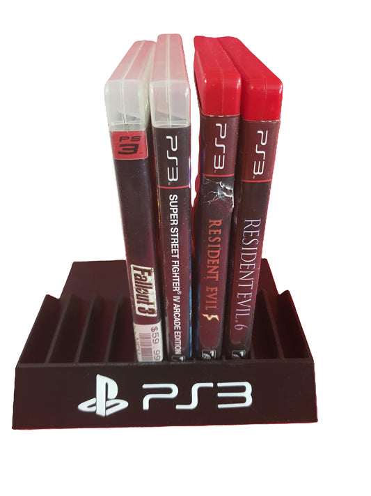 PlayStation 3 Game Holder Holds 10 Games Sony Video Game Storage Display PS3