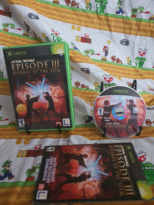 Star Wars: Episode III: Revenge of the Sith (OG Xbox, 2005) Complete Near Mint