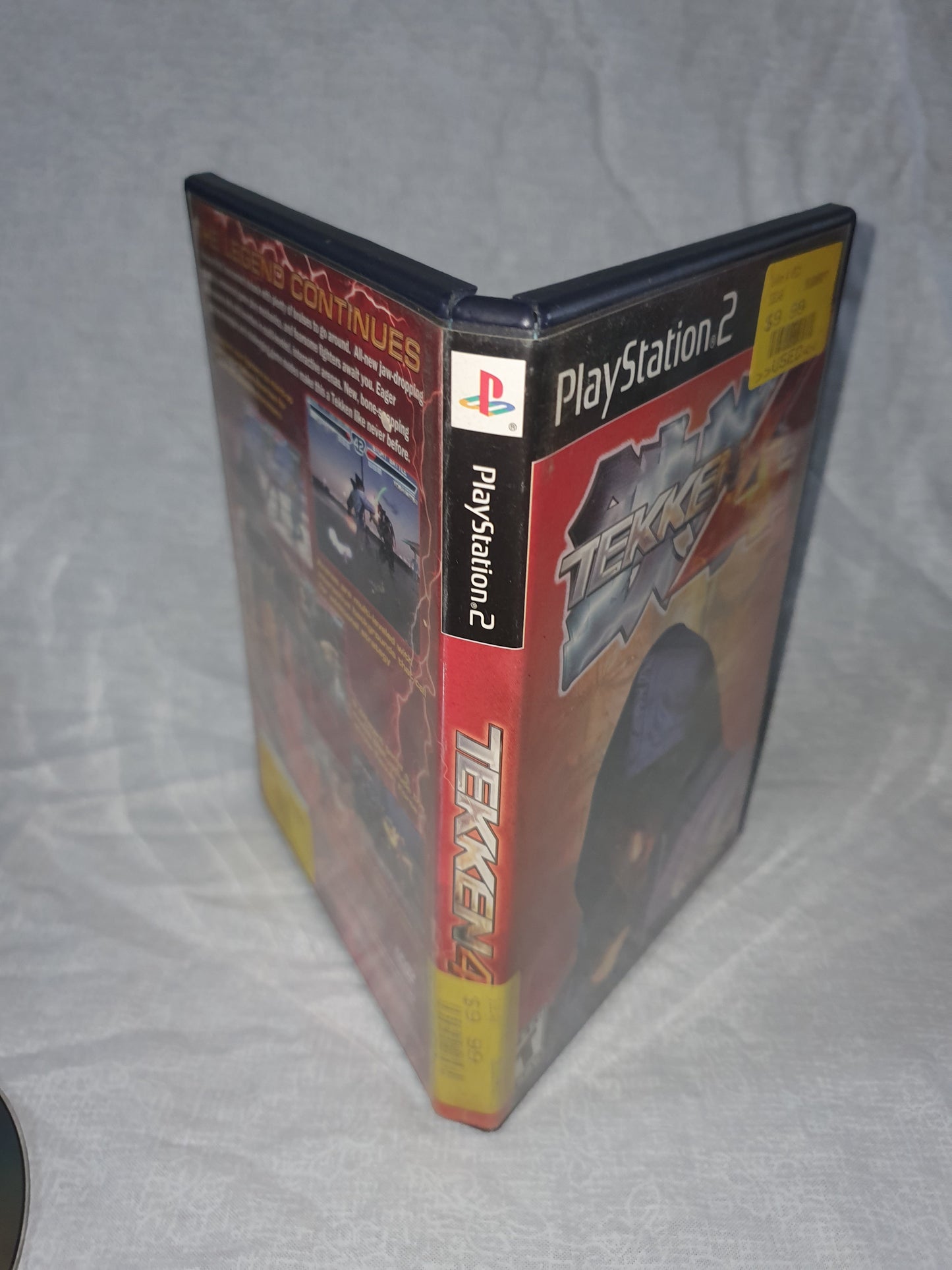 Tekken 4 (Sony PlayStation 2, 2002) PS2 Video Game Disc Near Mint Tested