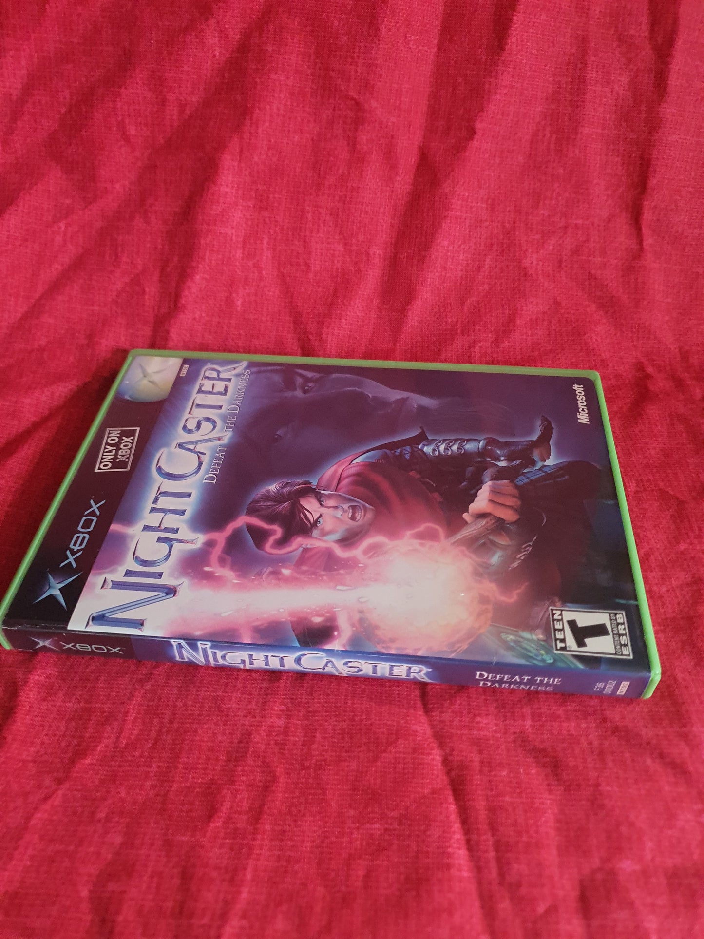 Night Caster Defeat the Darkness (Microsoft Xbox, 2002) Complete Catalog Booklet