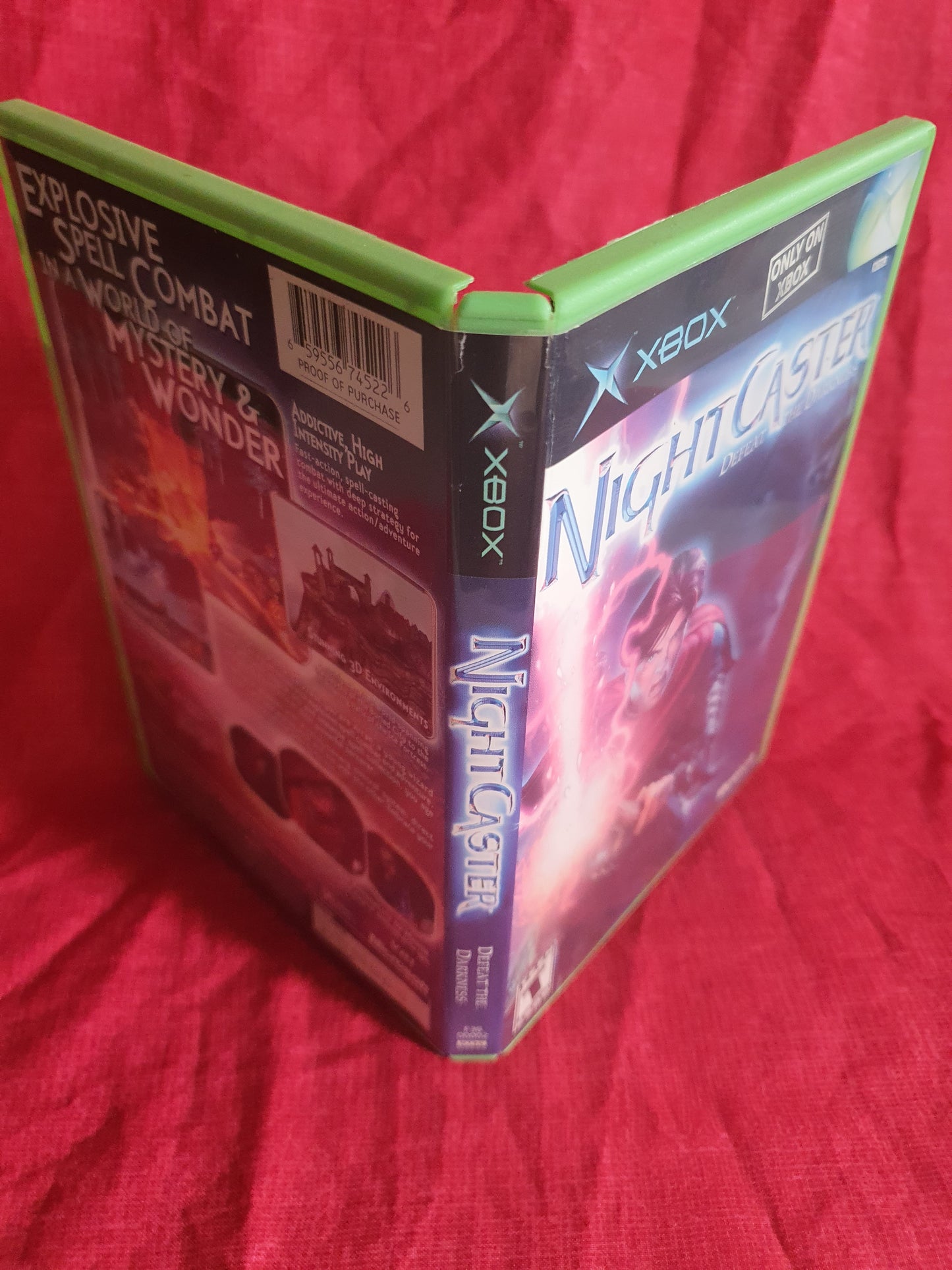 Night Caster Defeat the Darkness (Microsoft Xbox, 2002) Complete Catalog Booklet