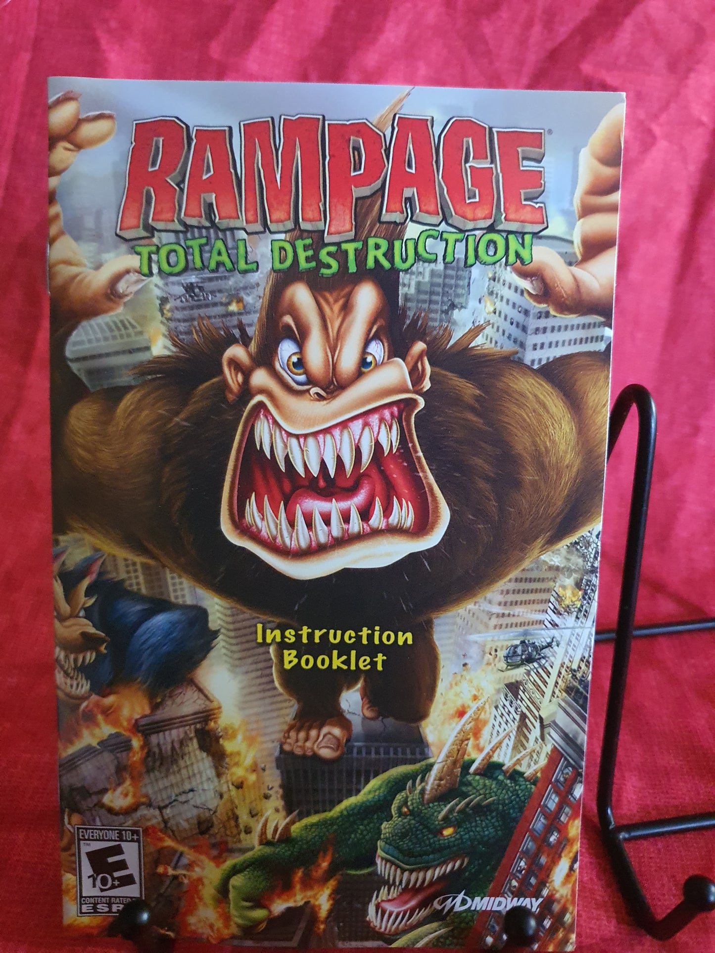 Rampage: Total Destruction (Sony PlayStation 2, 2006) Registration Card Very Good Complete CIB