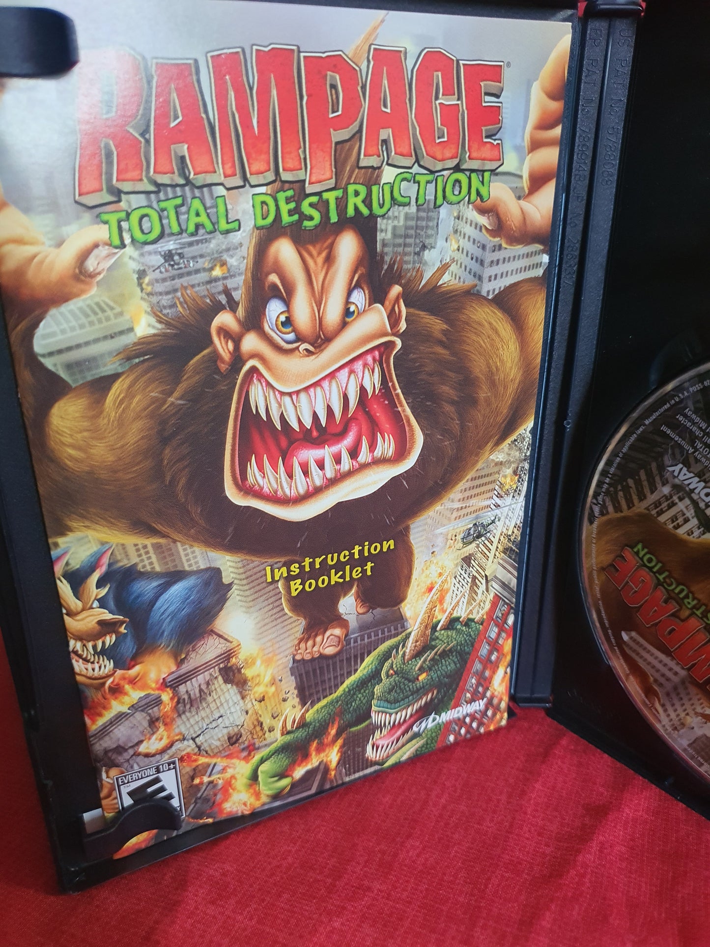 Rampage: Total Destruction (Sony PlayStation 2, 2006) Registration Card Very Good Complete CIB