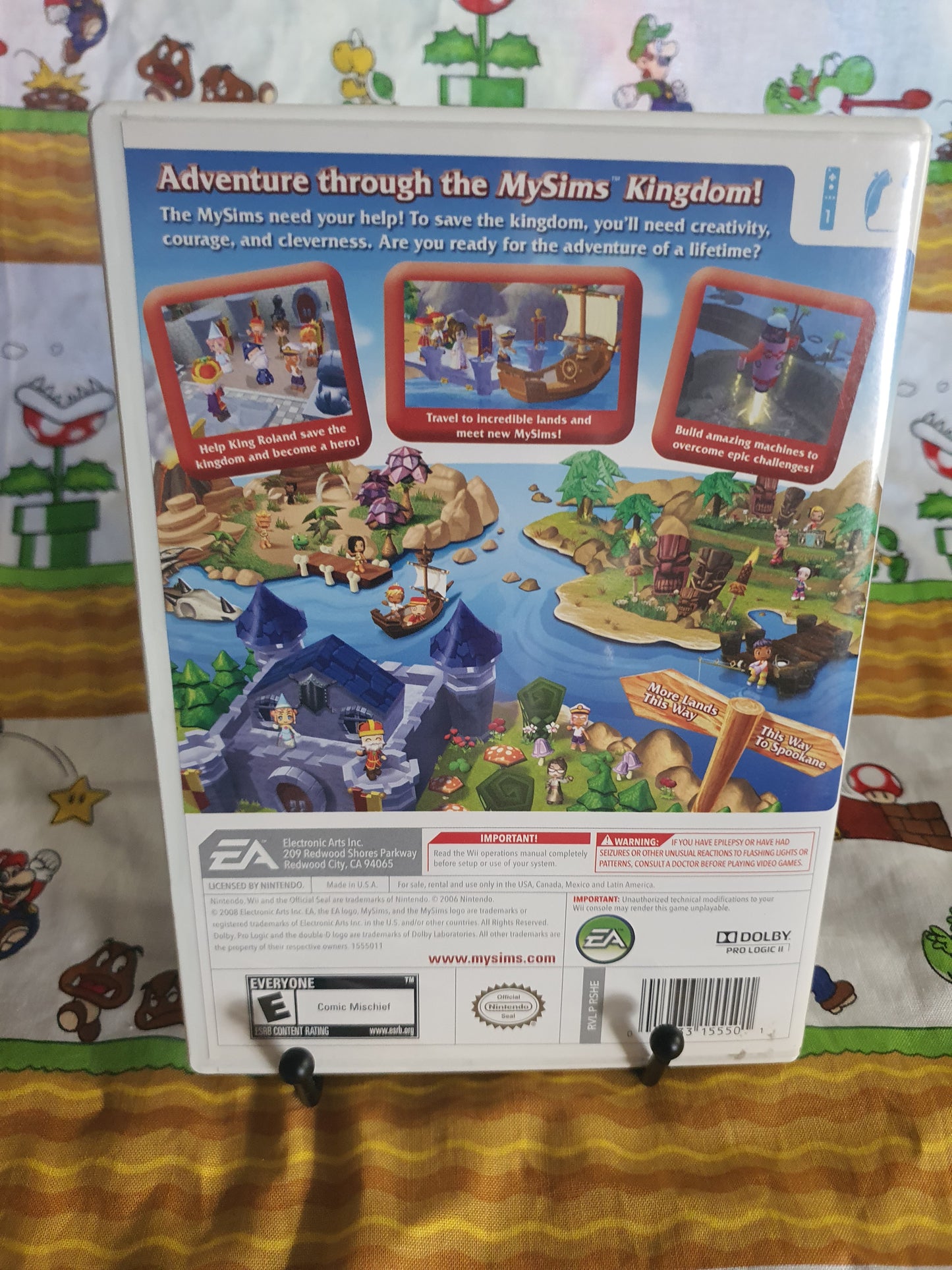 MySims Kingdom (Nintendo Wii, 2008) Pristine Authentic Tested Game Near Mint