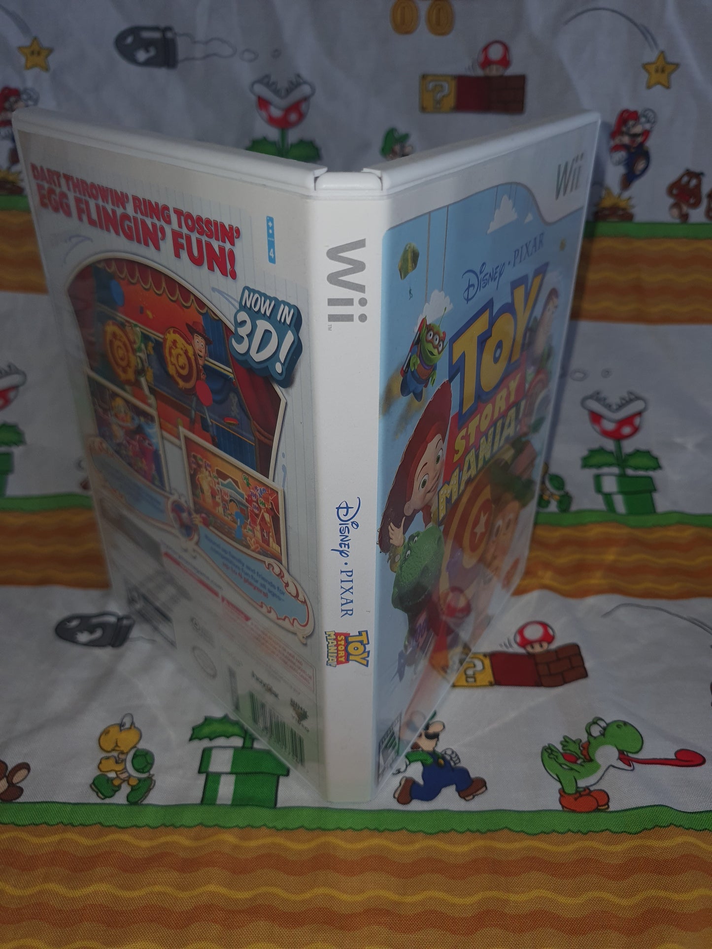 Toy Story Mania! (Nintendo Wii, 2009) Disney Video Game Disc Very Good Free Ship