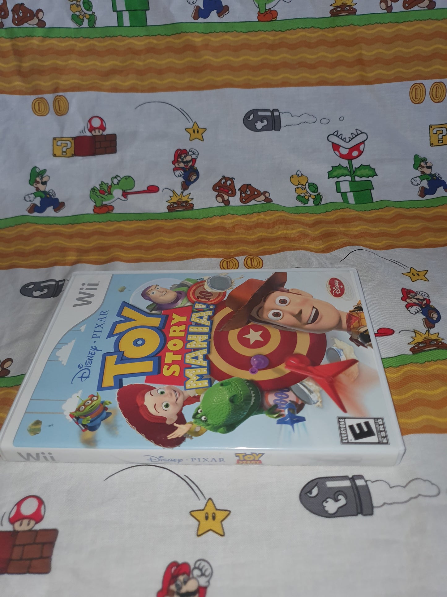 Toy Story Mania! (Nintendo Wii, 2009) Disney Video Game Disc Very Good Free Ship