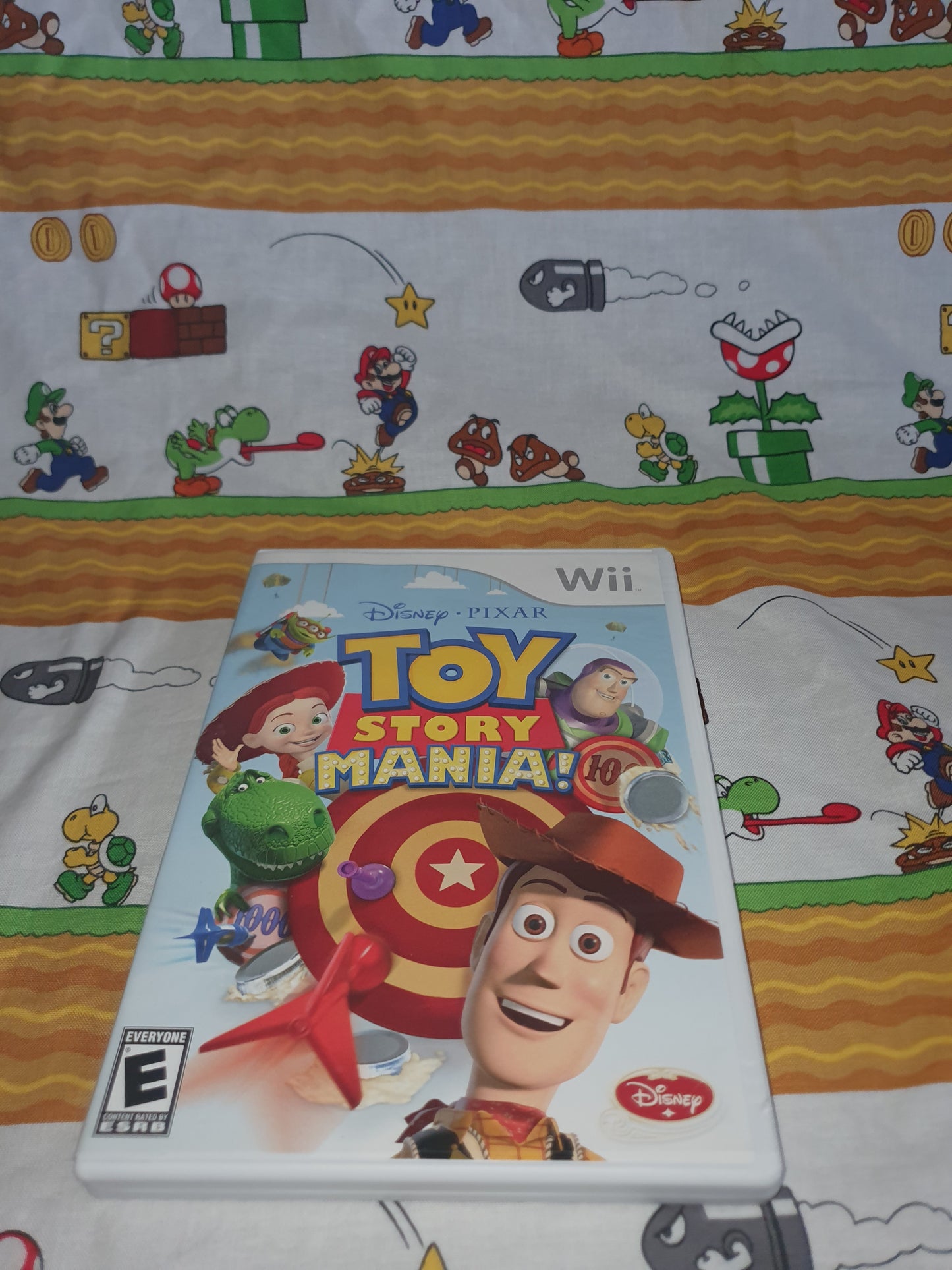 Toy Story Mania! (Nintendo Wii, 2009) Disney Video Game Disc Very Good Free Ship
