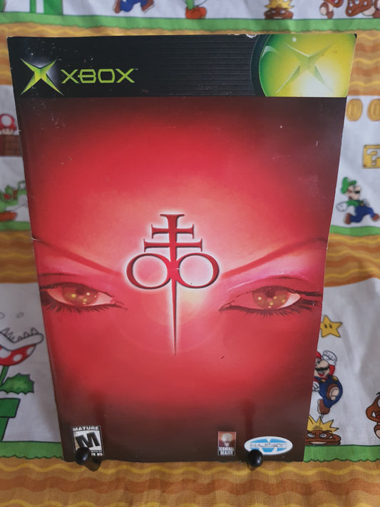 BloodRayne (Microsoft Xbox, 2002) No Game Disc Only Case Artwork Manual