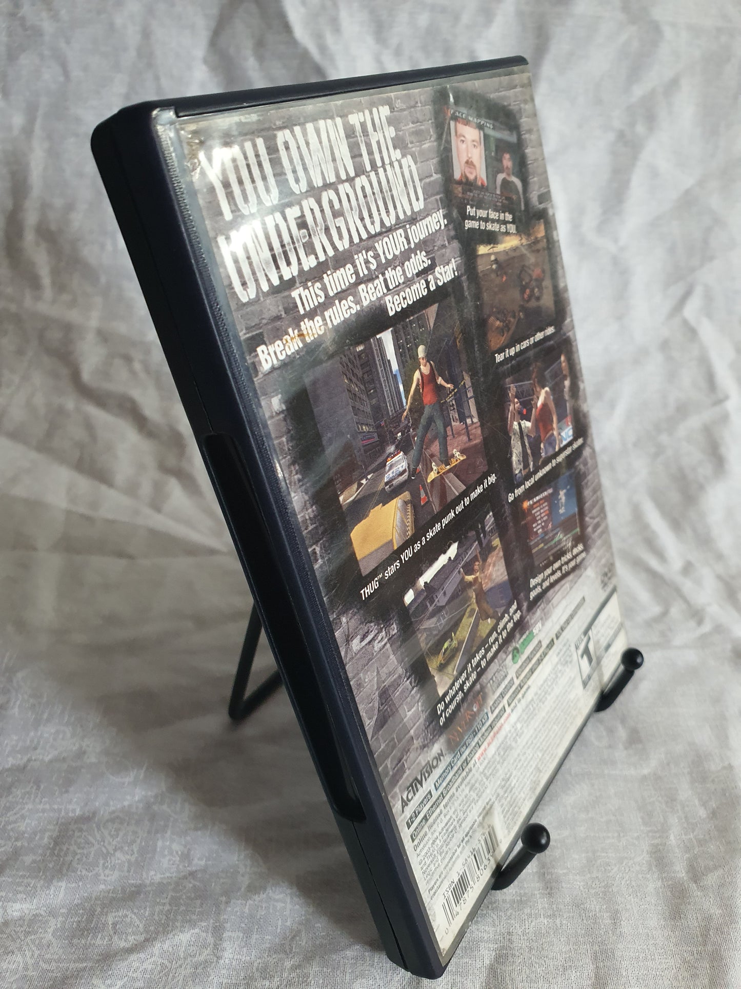 Tony Hawk's Underground Sony Playstation 2 PS2 Black Label Clean Video Game Disc