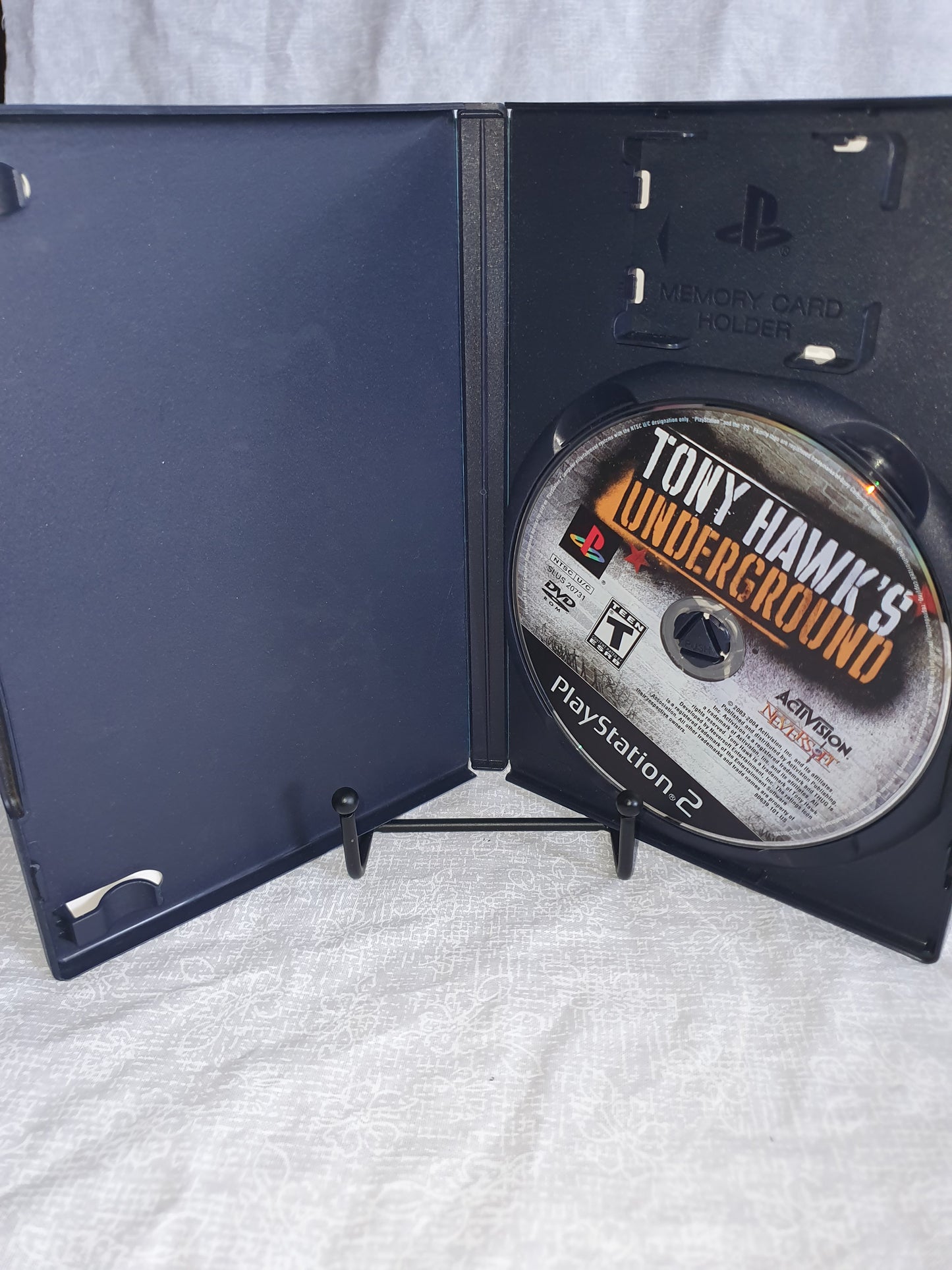 Tony Hawk's Underground Sony Playstation 2 PS2 Black Label Clean Video Game Disc