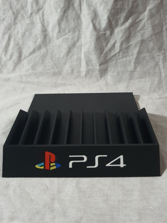 PlayStation 4 Game Holder Holds 10 Games Storage Display PS4 Customized Sony Pro