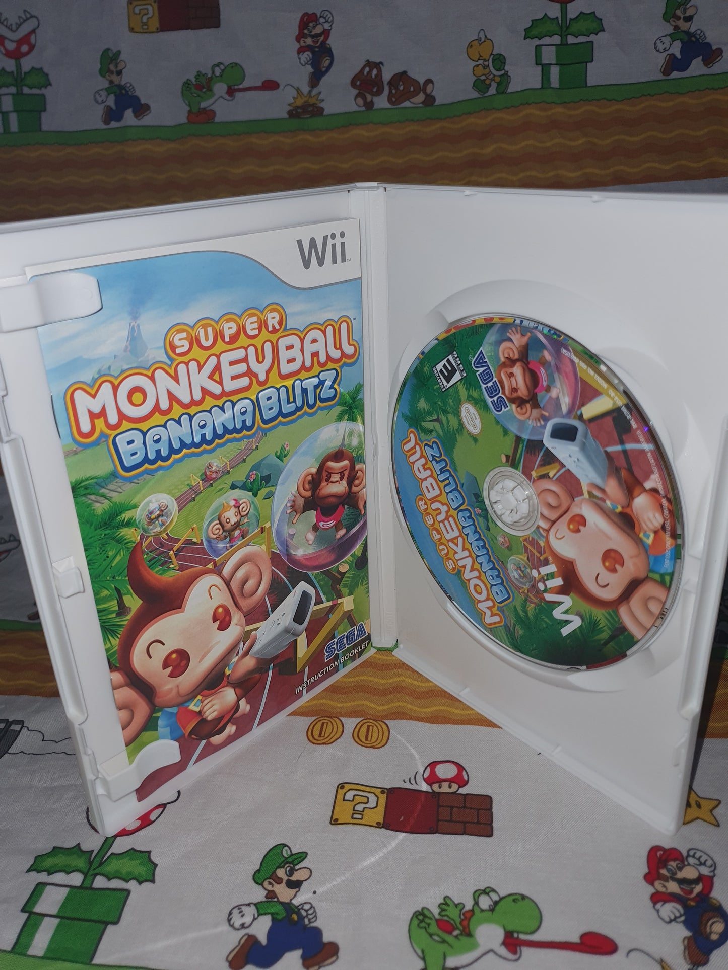 Super Monkey Ball: Banana Blitz (Nintendo Wii, 2006) Complete Clean Near Mint NM