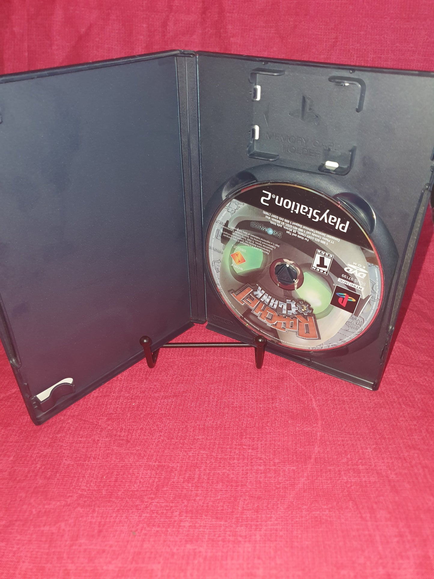 Ratchet & Clank (Sony PlayStation 2, 2002) Video Game Disc Near Mint Memory Slot