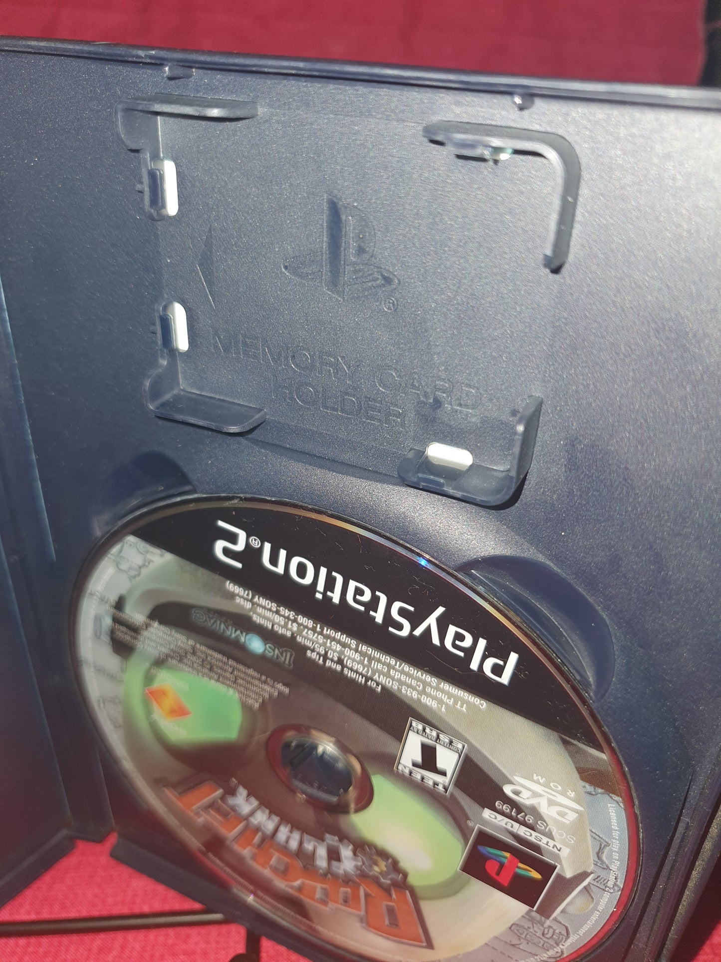 Ratchet & Clank (Sony PlayStation 2, 2002) Video Game Disc Near Mint Memory Slot