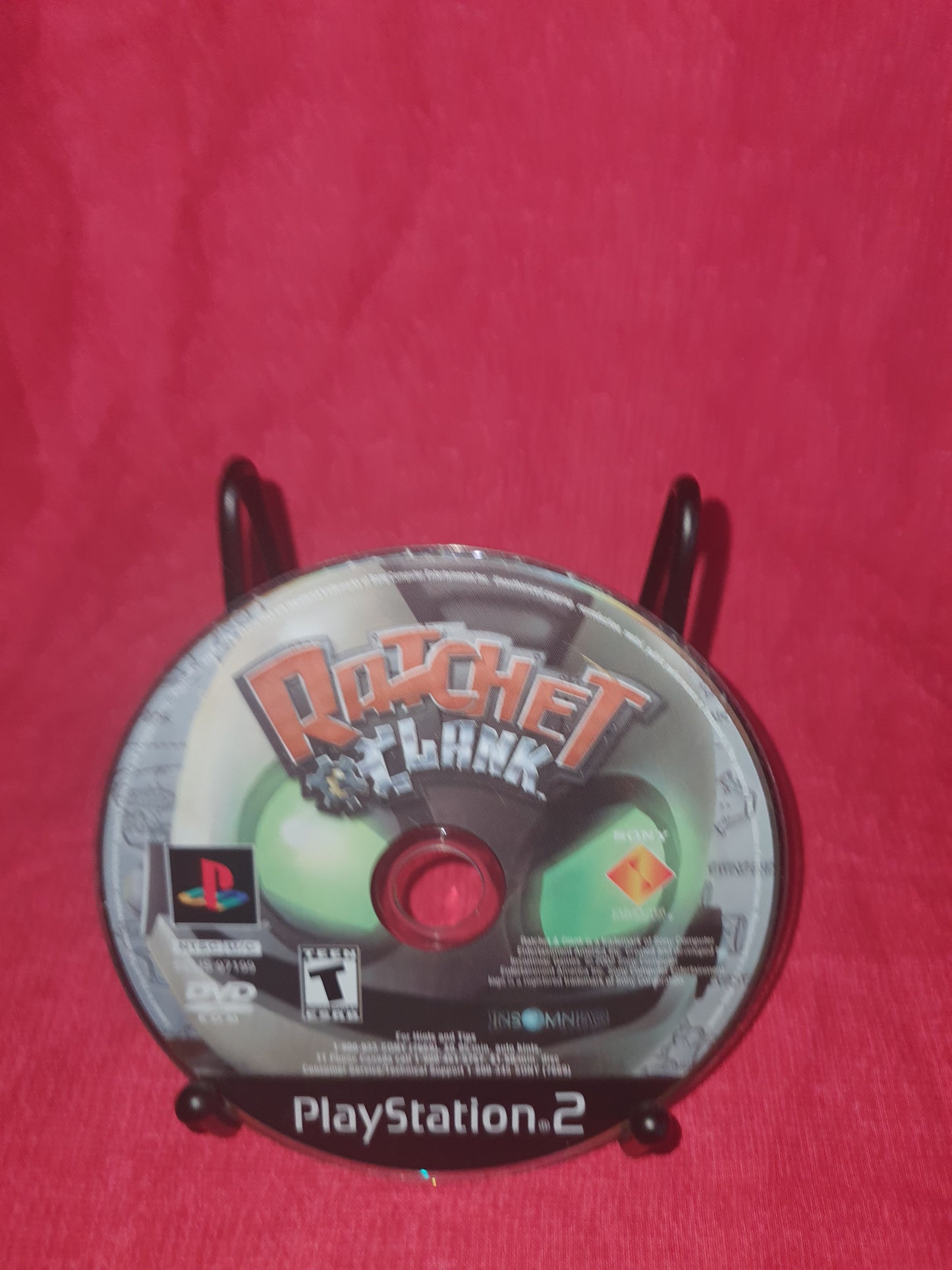 Ratchet & Clank (Sony PlayStation 2, 2002) Video Game Disc Near Mint Memory Slot