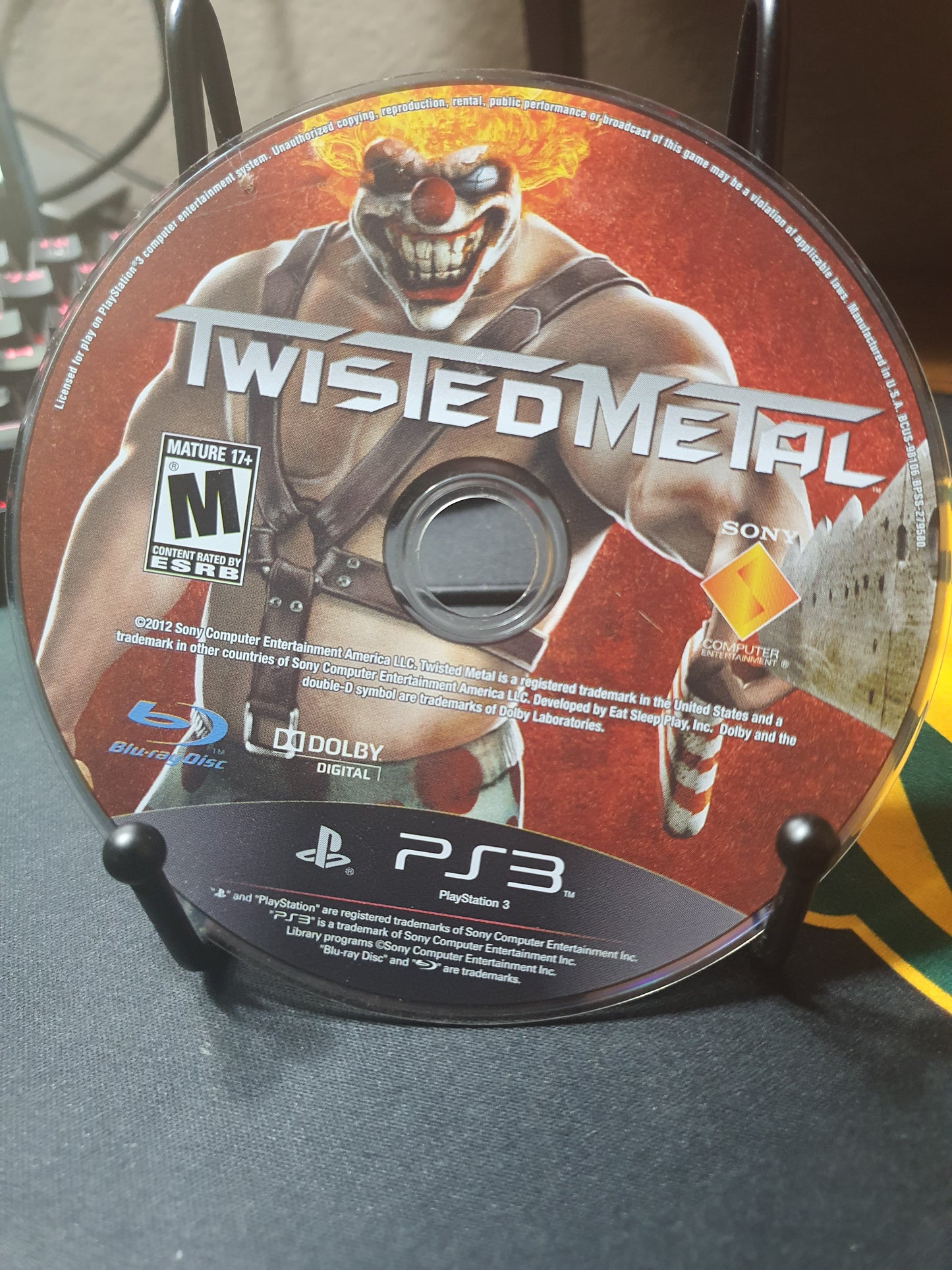 Twisted Metal (Sony PlayStation 3, 2012) PS3 Disc Game - tested & working good