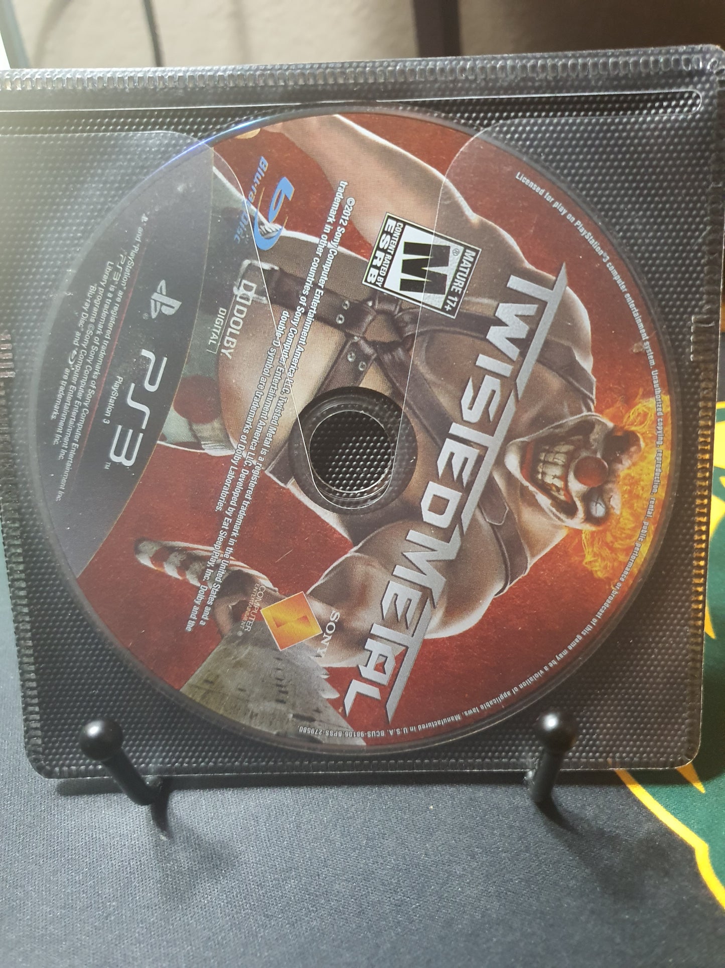 Twisted Metal (Sony PlayStation 3, 2012) PS3 Disc Game - tested & working good
