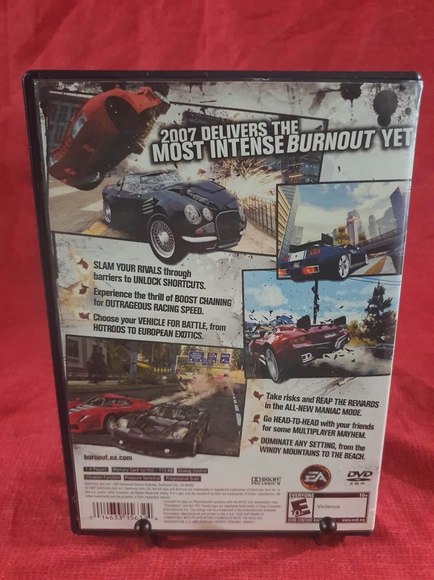 Burnout Dominator (Sony PlayStation 2, 2007) Complete Near Mint Game Disc Clean